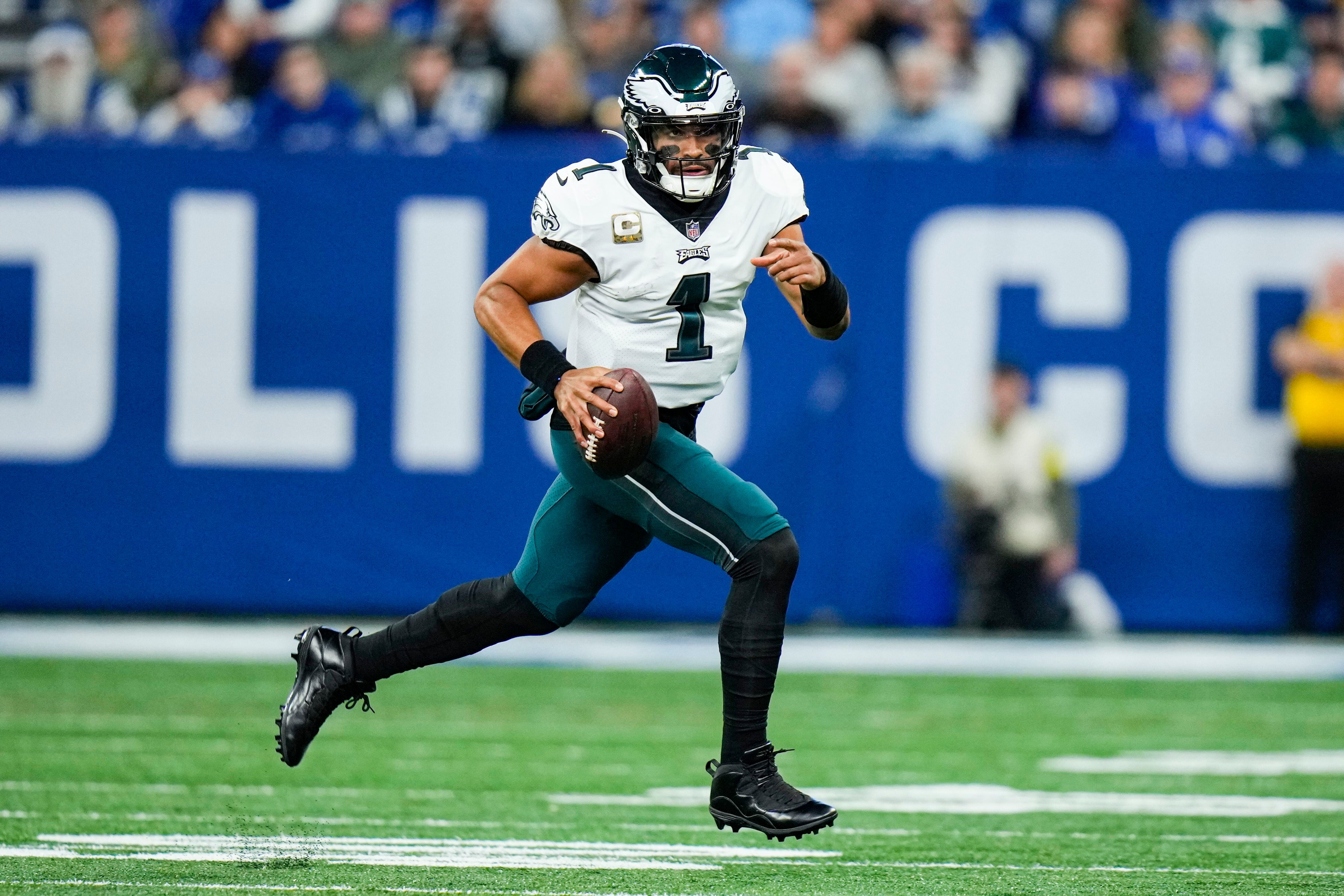 Jalen Hurts' late TD run gives Eagles 17-16 win over Colts - WHYY