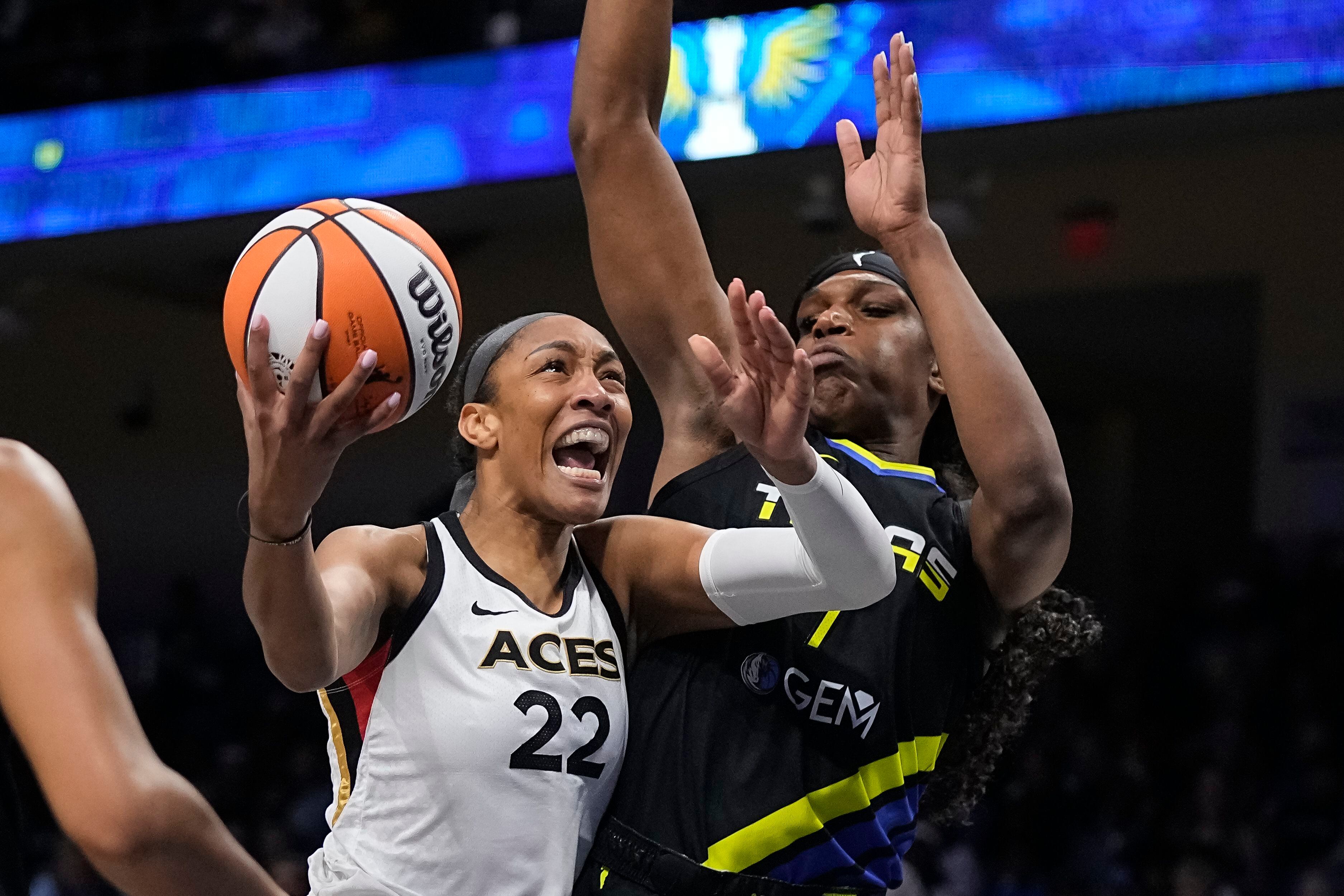 SLAM Cover Tee A'ja Wilson Las Vegas Aces WNBA Finals 2023