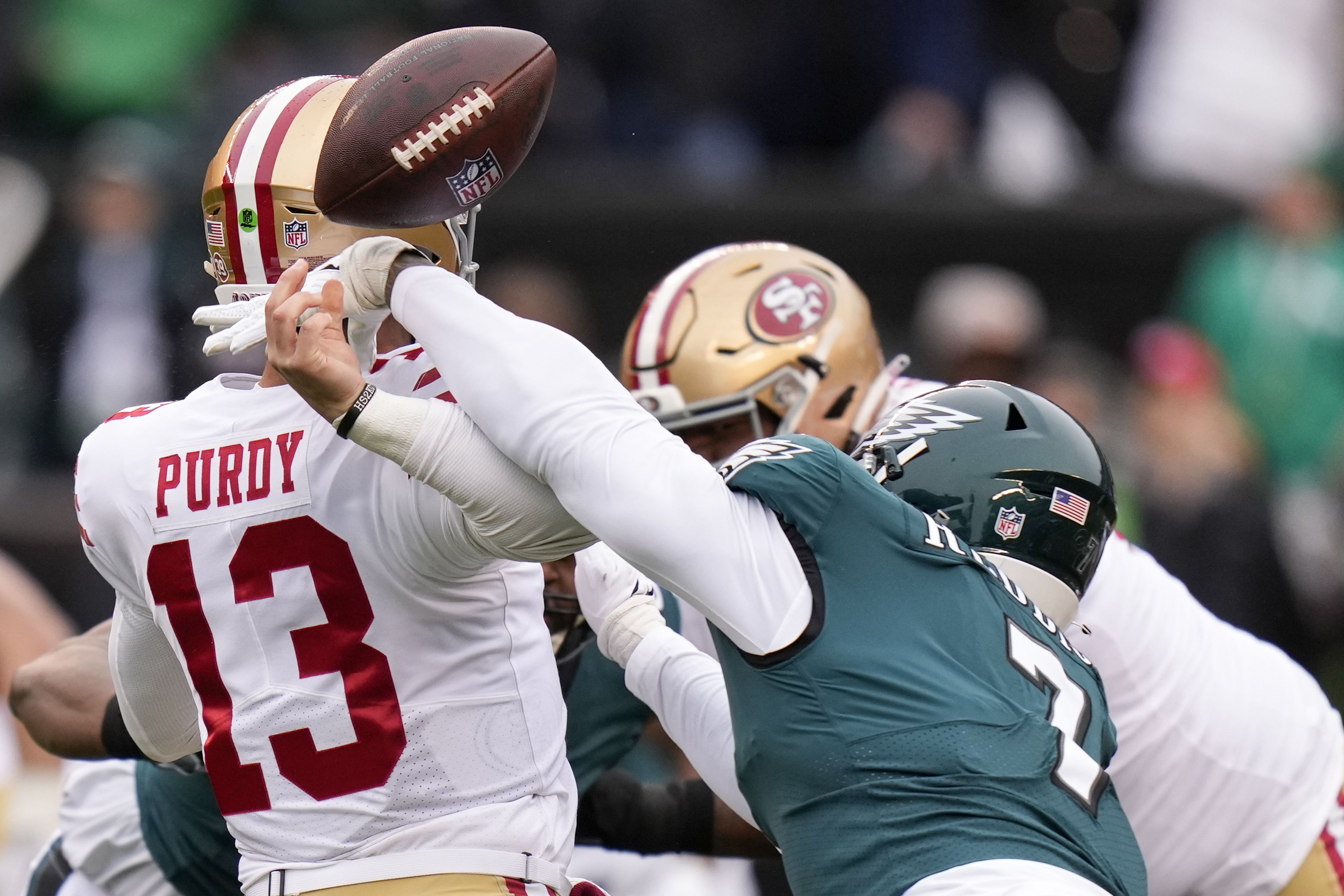 Jimmy Garoppolo, Nick Bosa San Francisco 49ers Philadelphia Eagles 