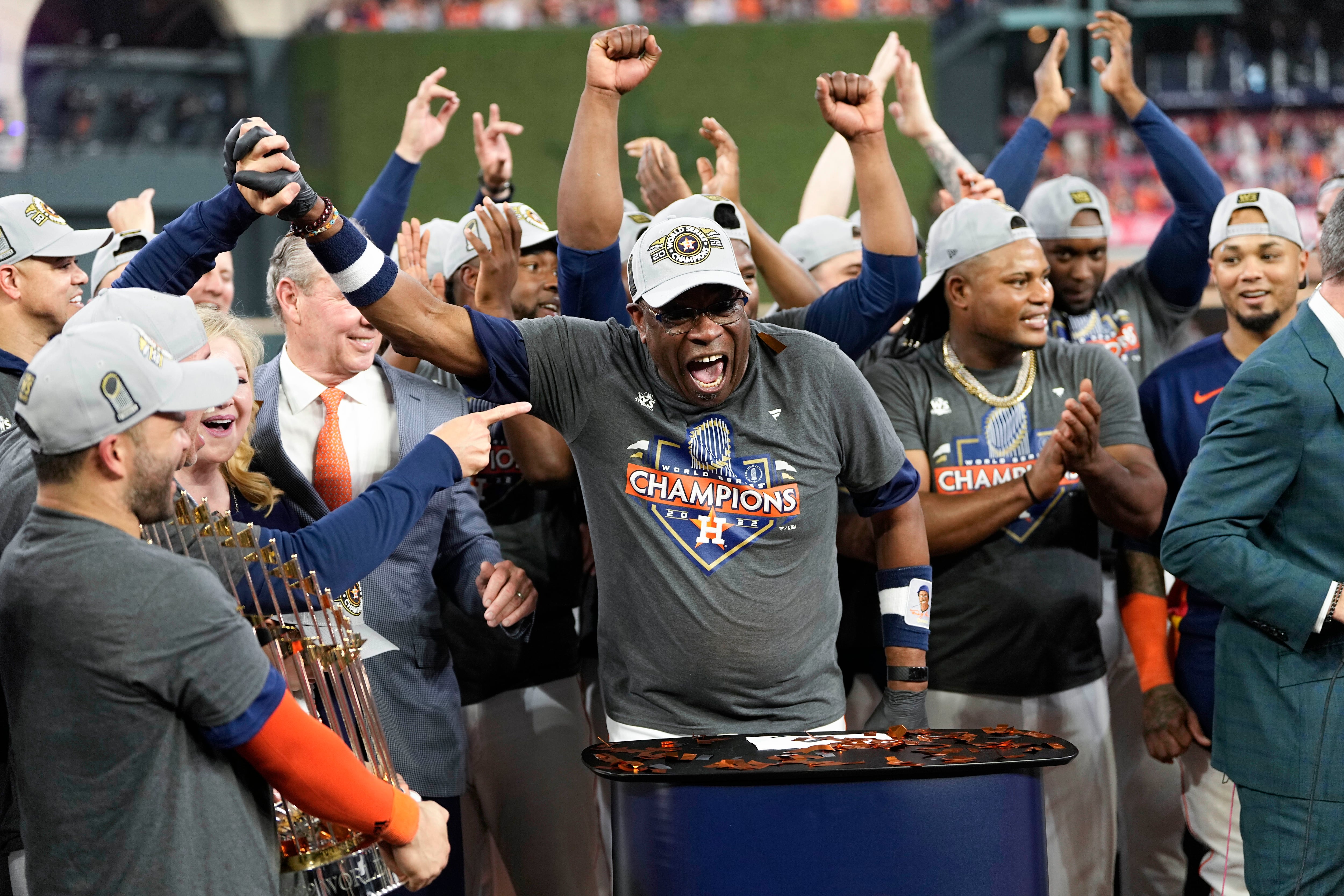 I started to question myself': Astros fan receives World Series Champions T- shirt with Phillies logo