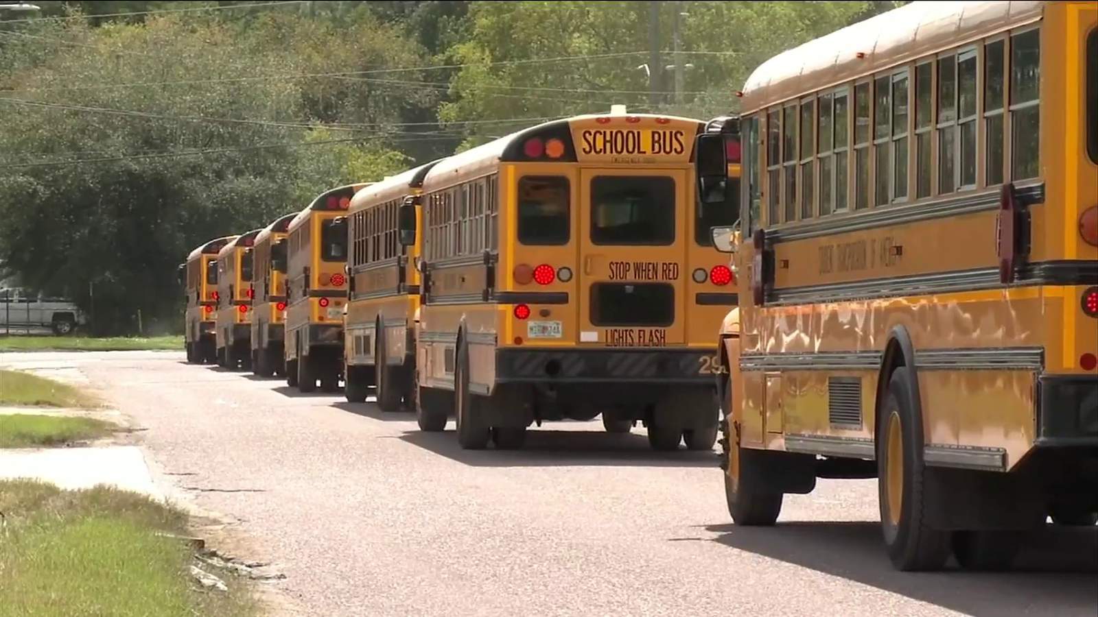 A growing concern over school buses and social distancing in Duval County