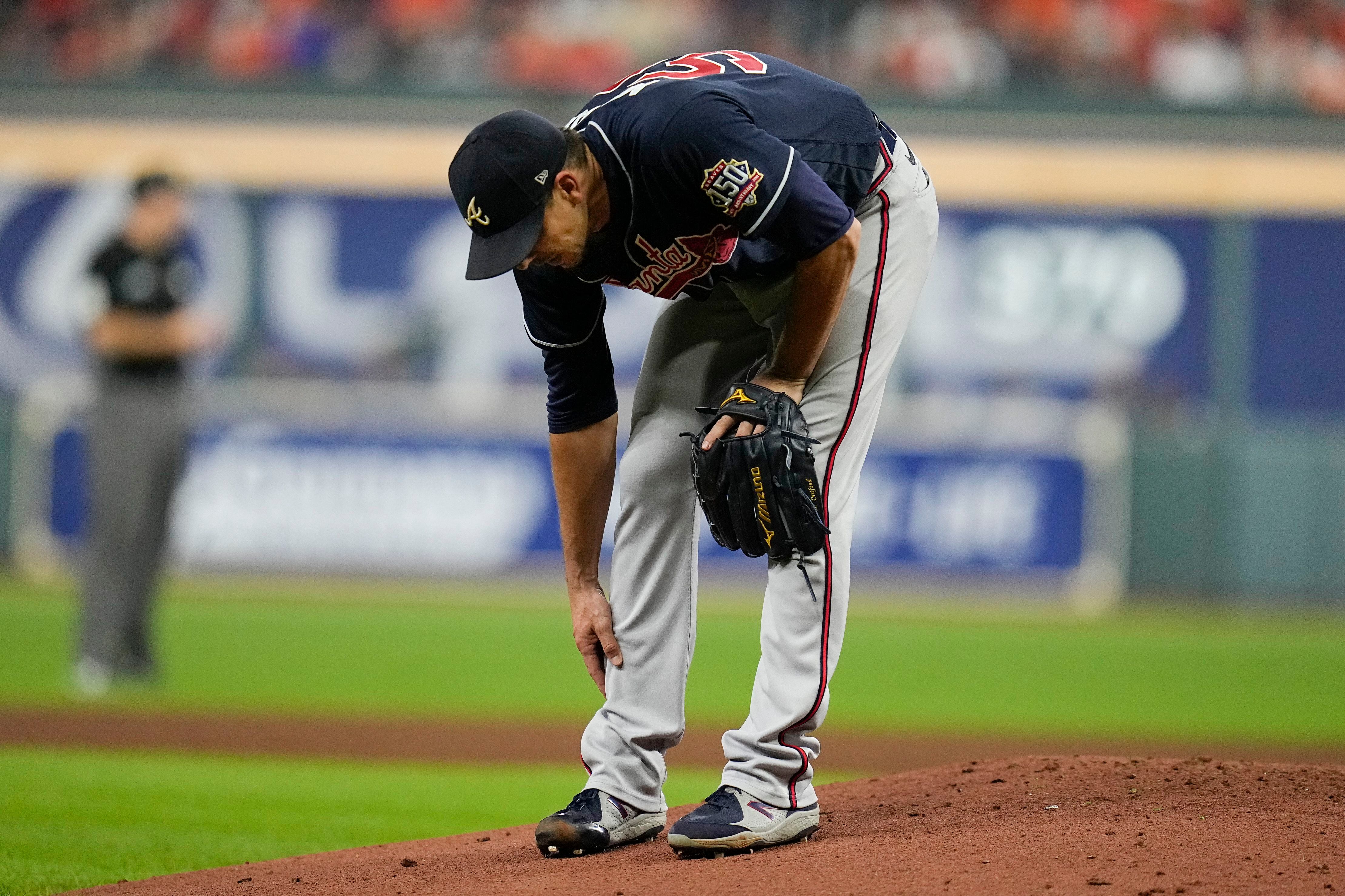 Johan Camargo Game-Worn Jersey - 2021 World Series Game 6 - Size