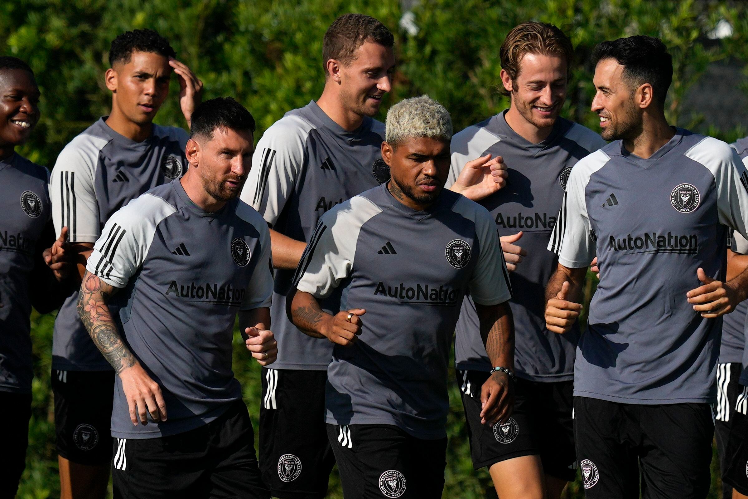 Photo Gallery: Lionel Messi and Sergio Busquets practice with Inter Miami  teammates, Tuesday, July 18, 2023