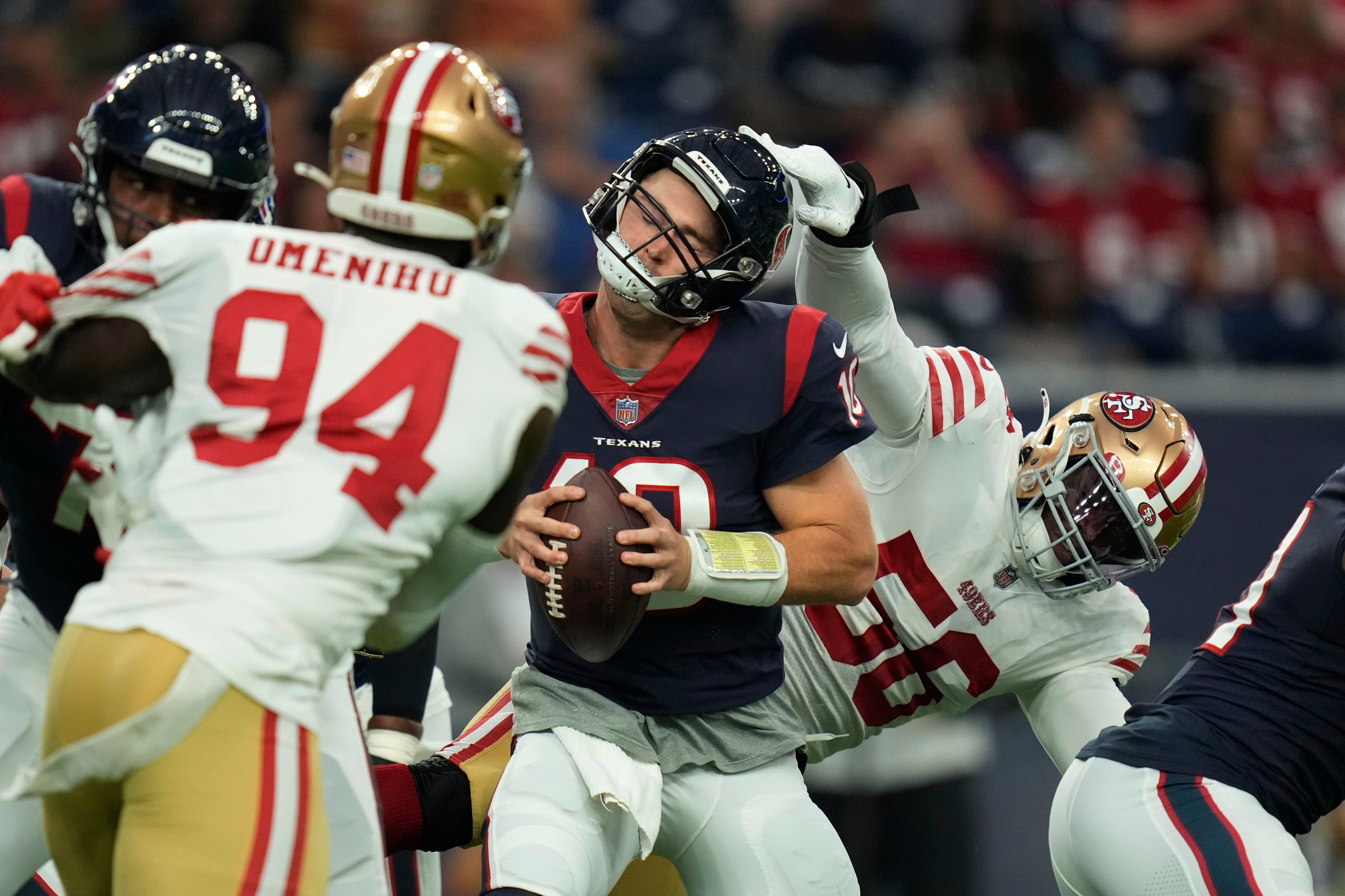 Niners overcome lethargic start to score 23-7 win over Texans - Martinez  Tribune