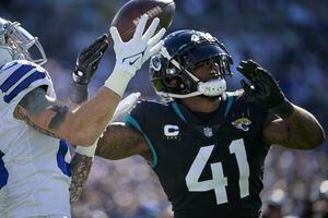 Dallas Cowboys 34-40 Jacksonville Jaguars, Prescott interception