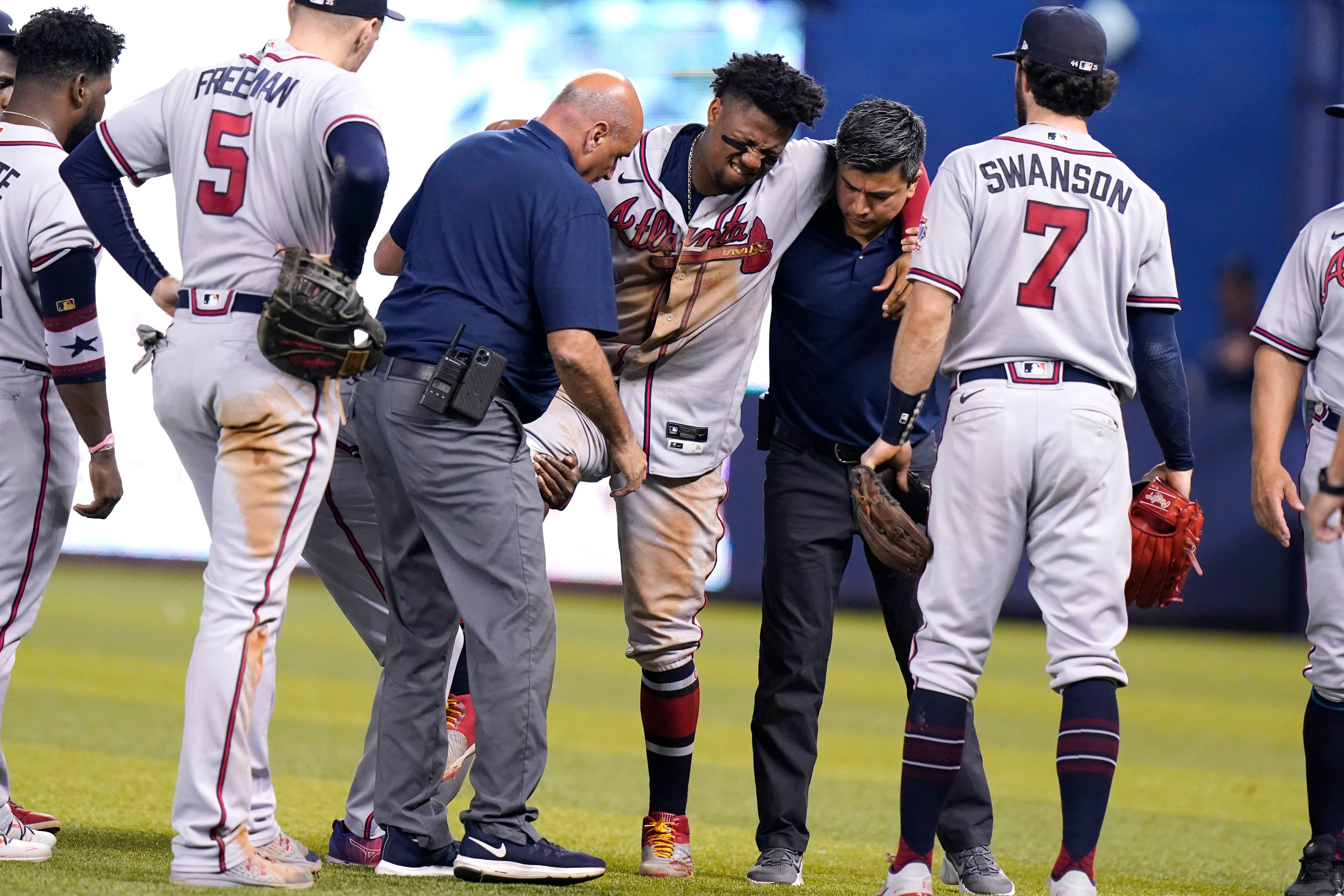 Jazz Chisholm shows respect for injured Ronald Acuña Jr.