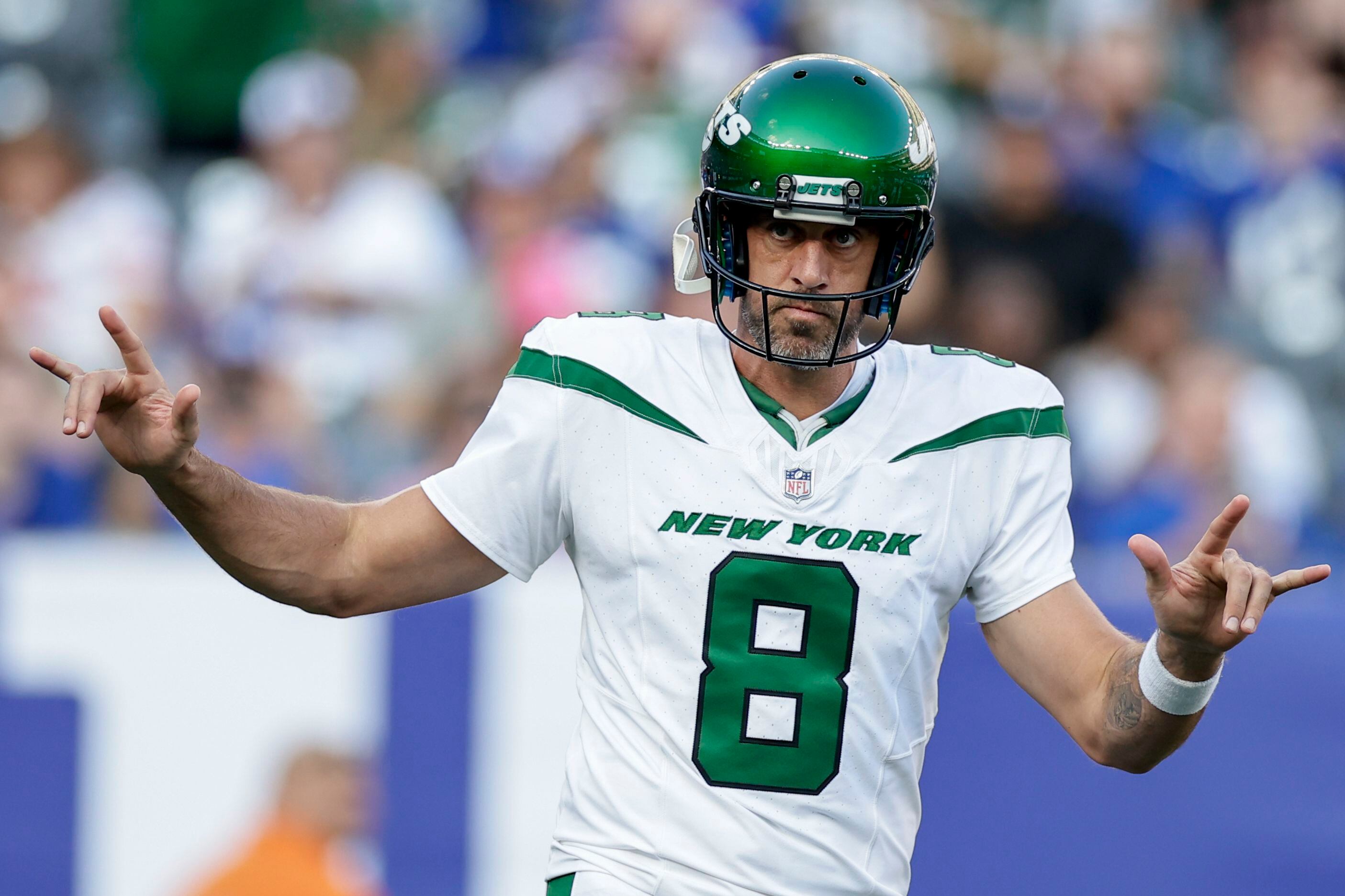 Video: Jets Reveal Legacy White Uniforms Entering Aaron Rodgers