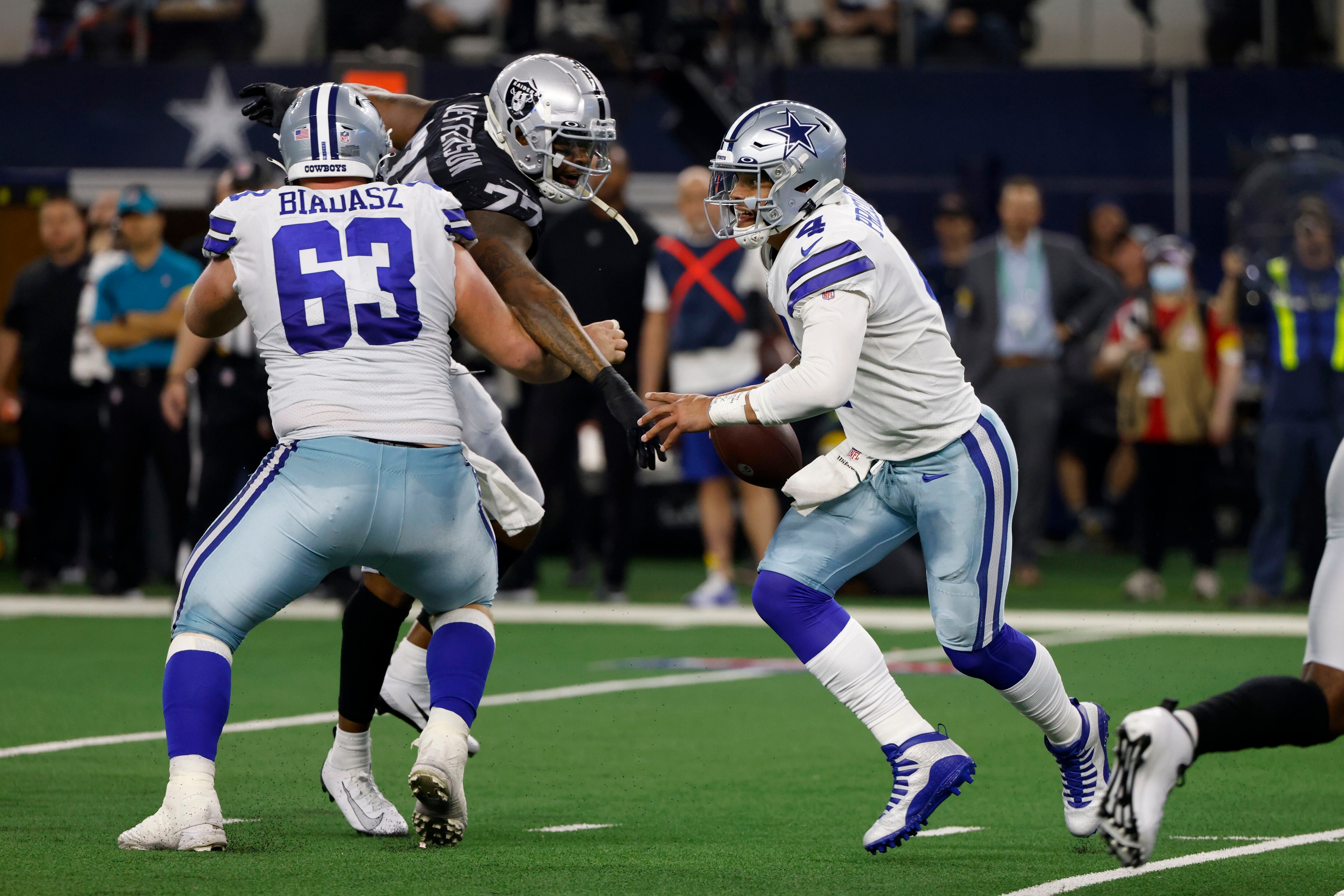 Raiders 36-33 Cowboys: Raiders vs Cowboys: Thanksgiving Football Game Score  and highlights