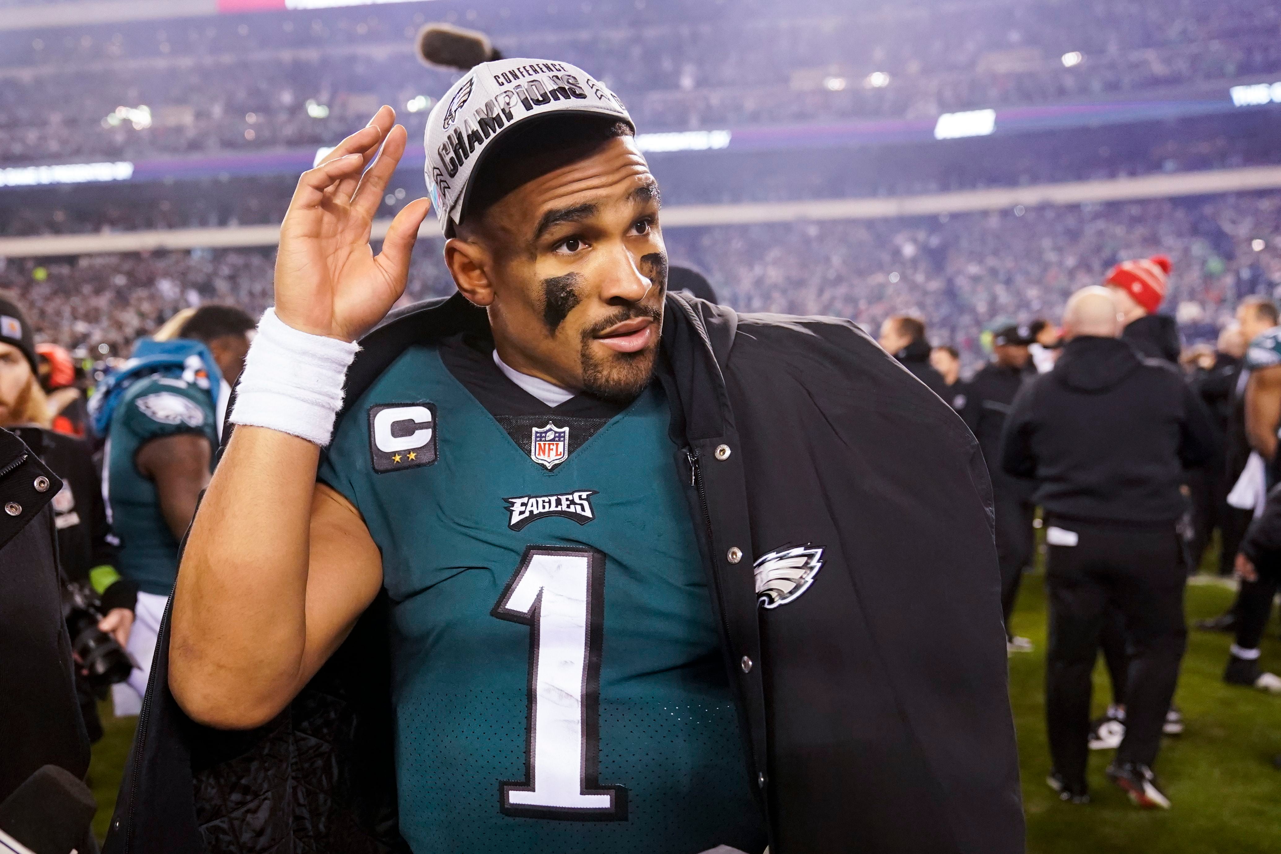 Hurts, Eagles soar into Super Bowl, rout 49ers for NFC title