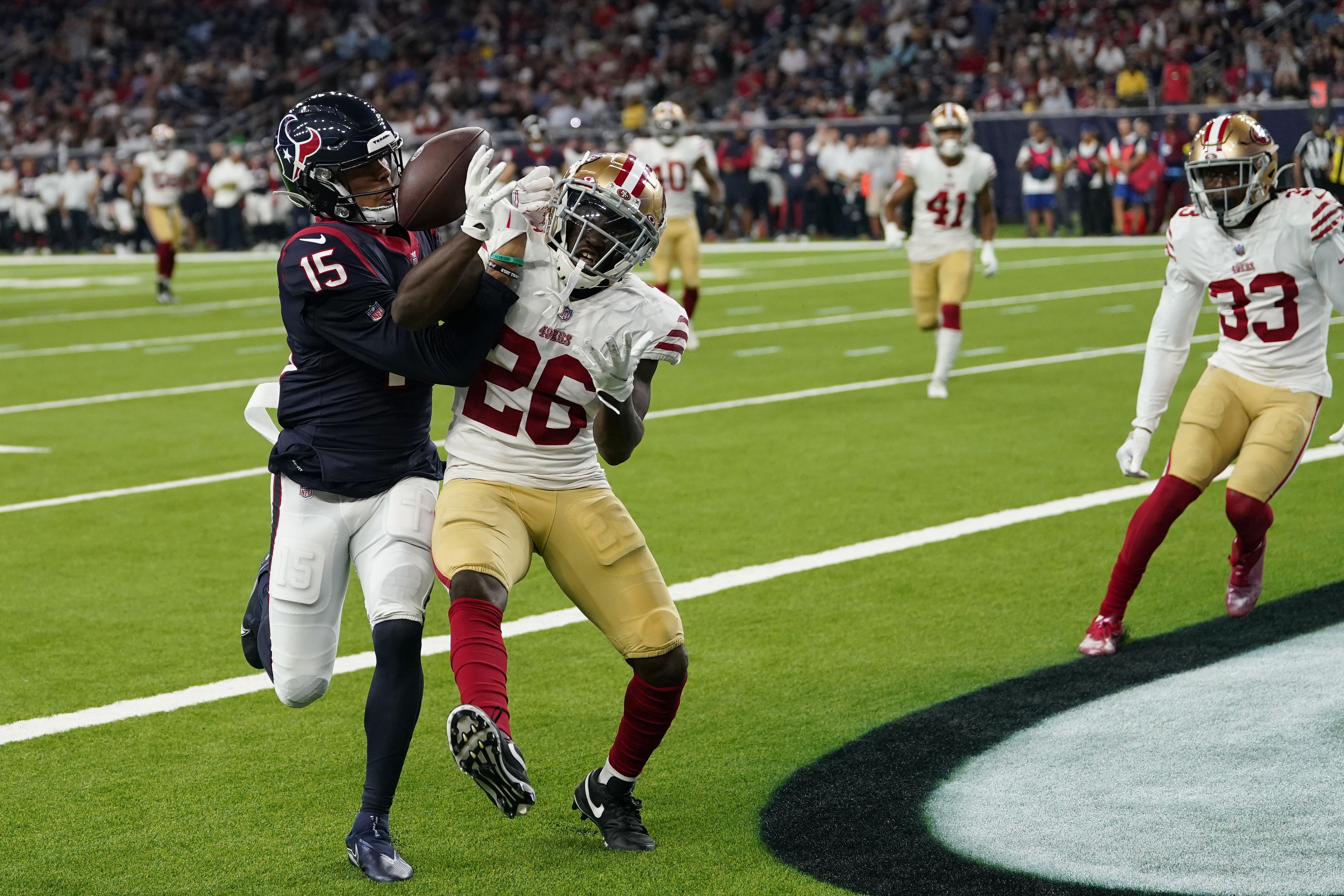 Offense struggles, but 49ers rookie Samuel Womack does it again in loss to  Texans