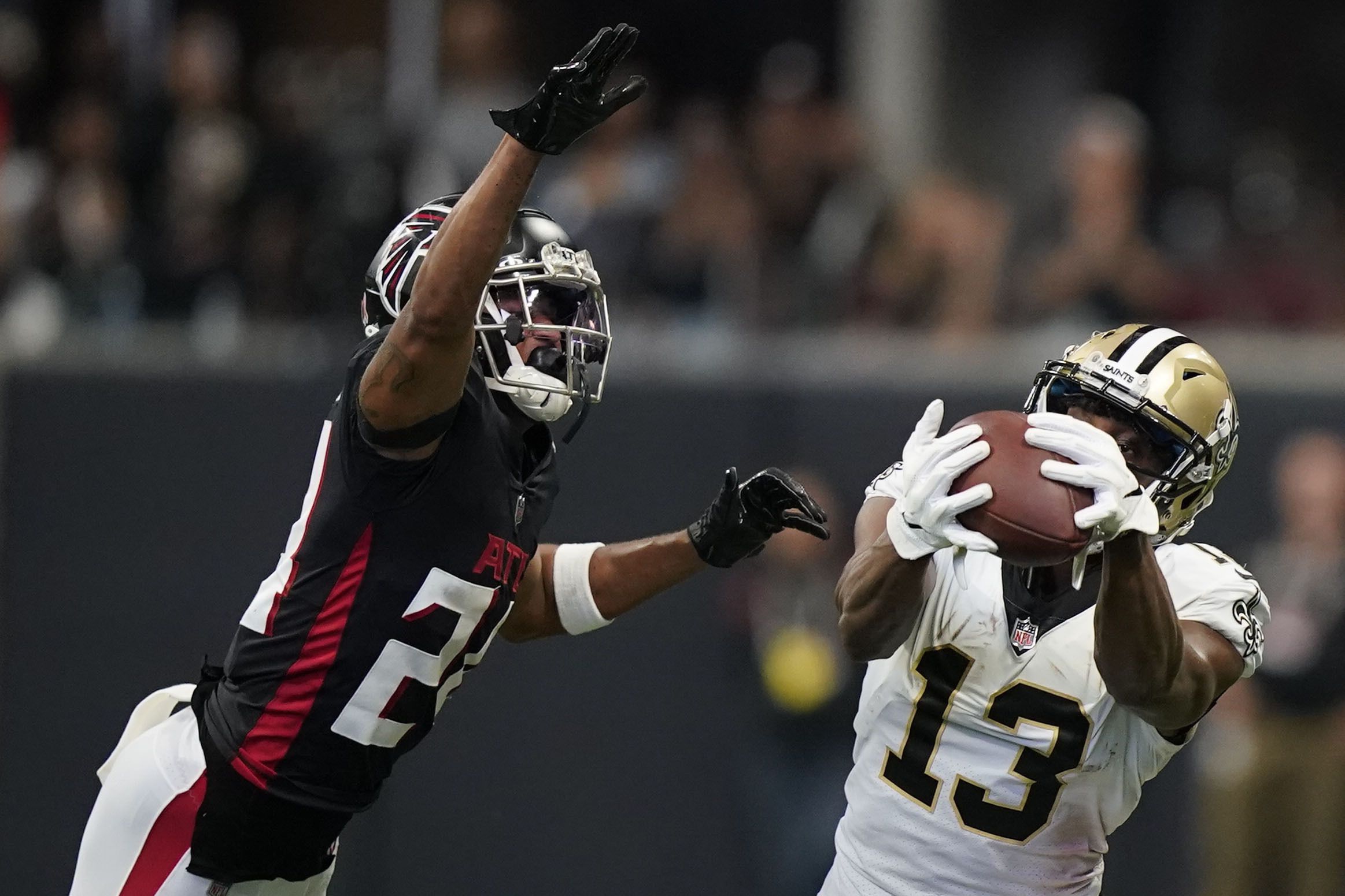 Saints pull off improbable comeback to beat Falcons 27-26