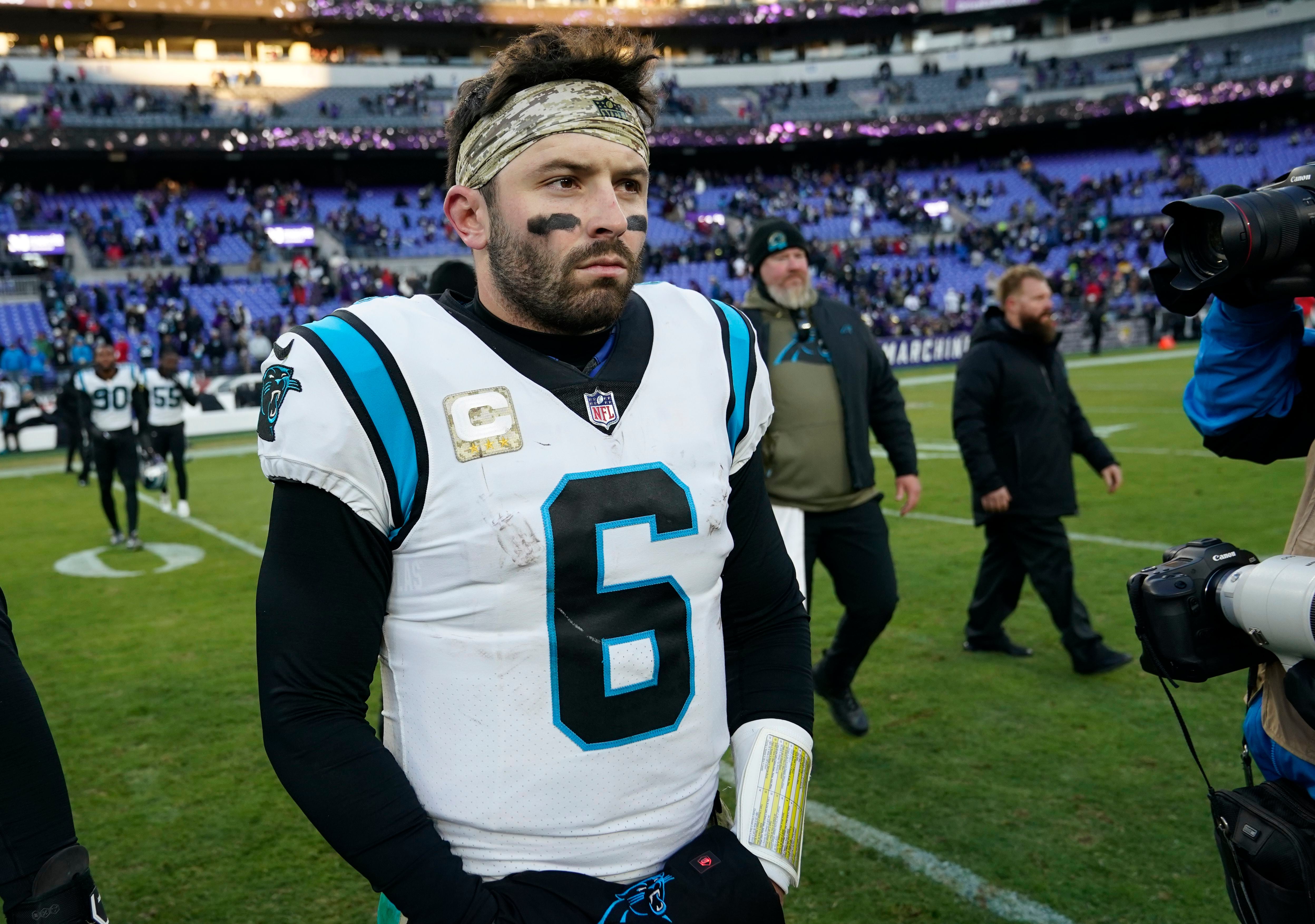 Carolina Panthers name Baker Mayfield starting quarterback