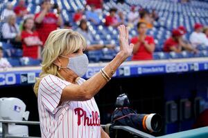 Jill Biden not shy about her 'Philly girl' sports fandom - The San