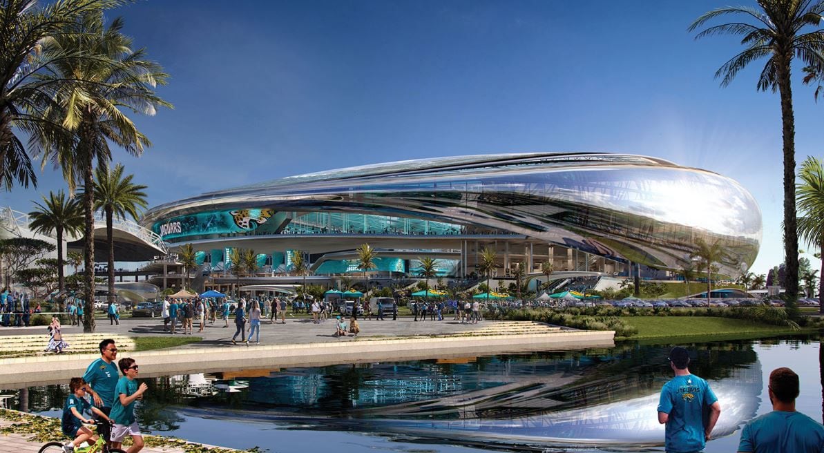 Jacksonville Jaguars release incredible first images of their bold new  stadium renovation