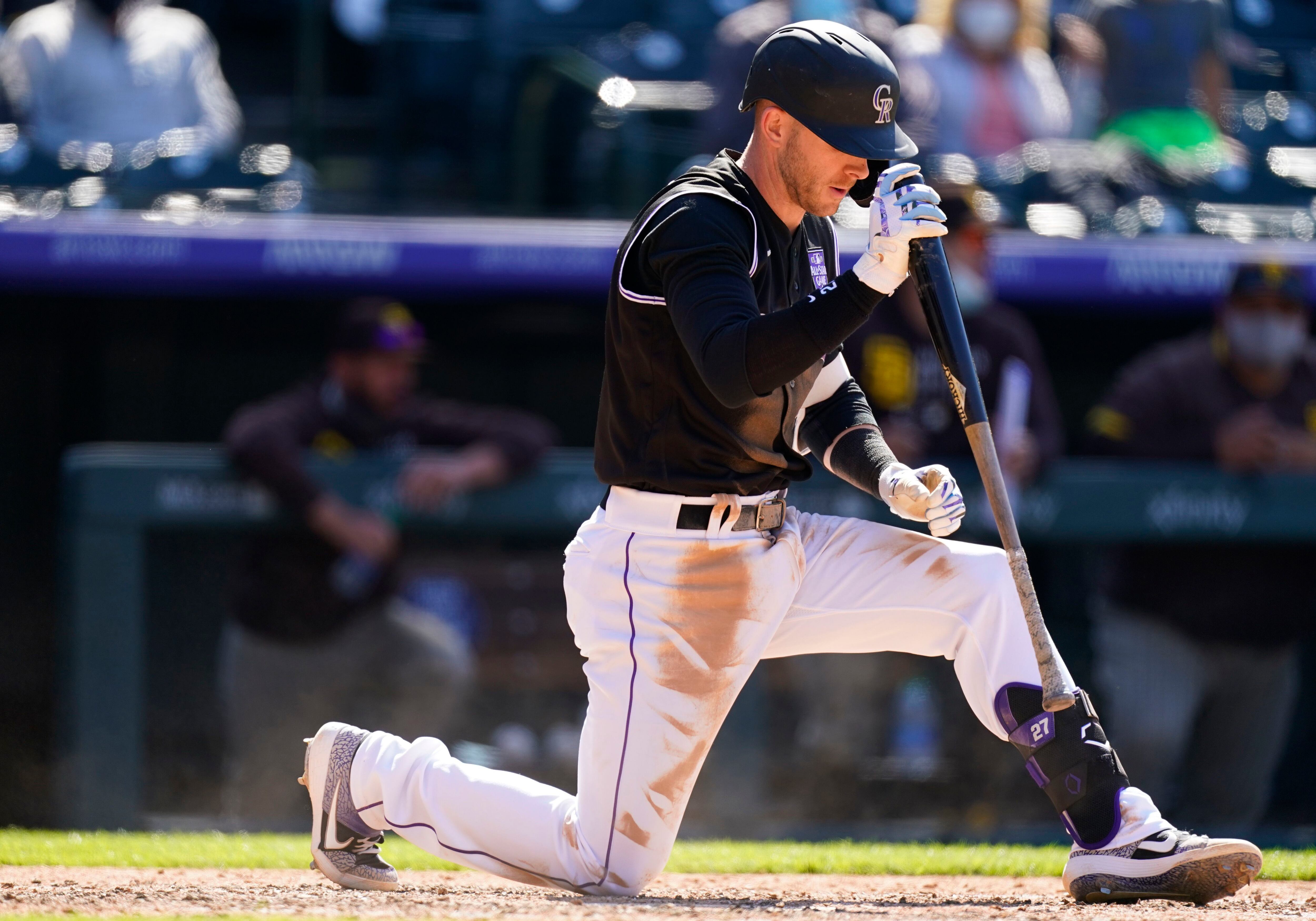 Rockies' Trevor Story injured, placed on DL