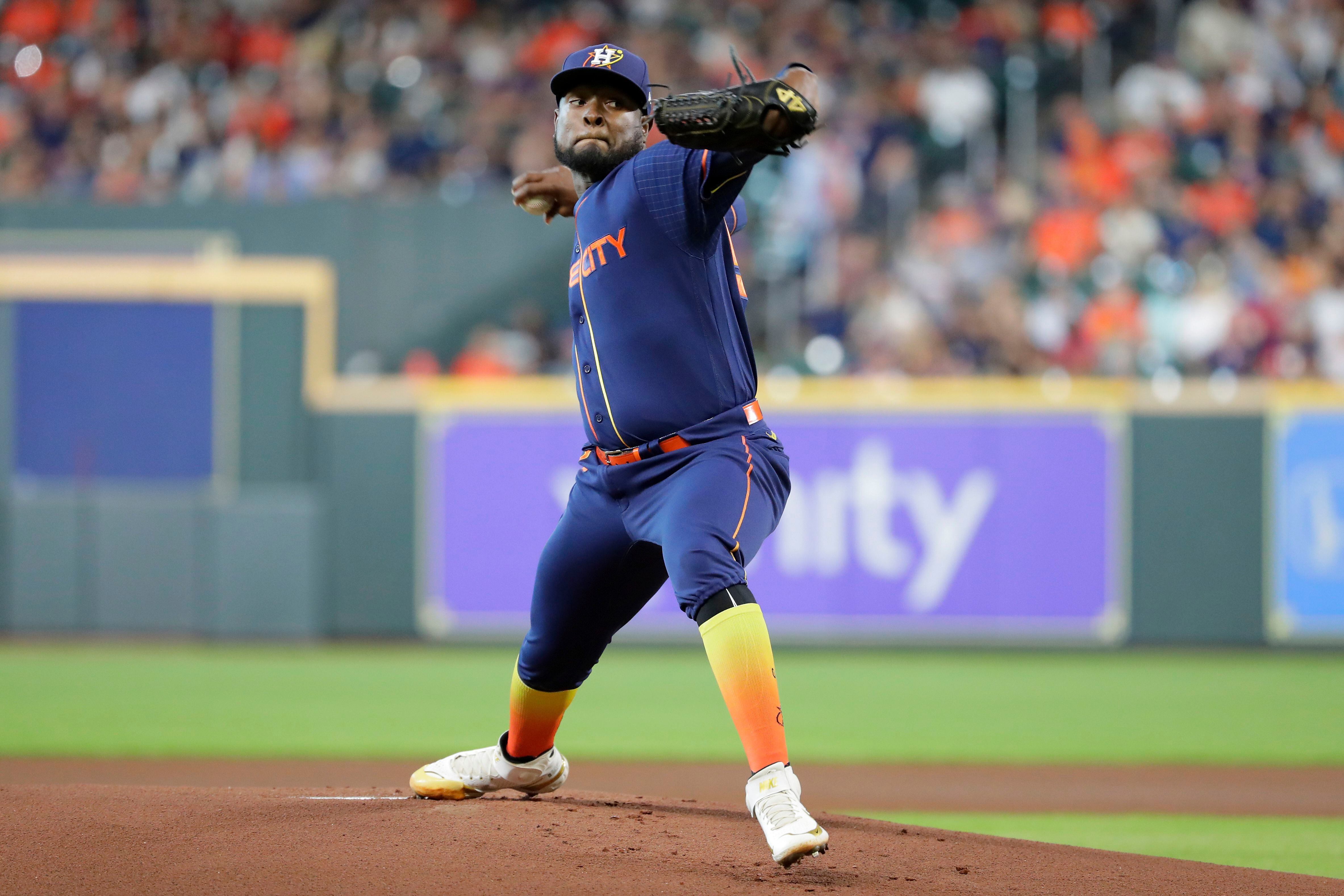 Benches clear after Astros pitcher taunts Mariners' Julio Rodriguez