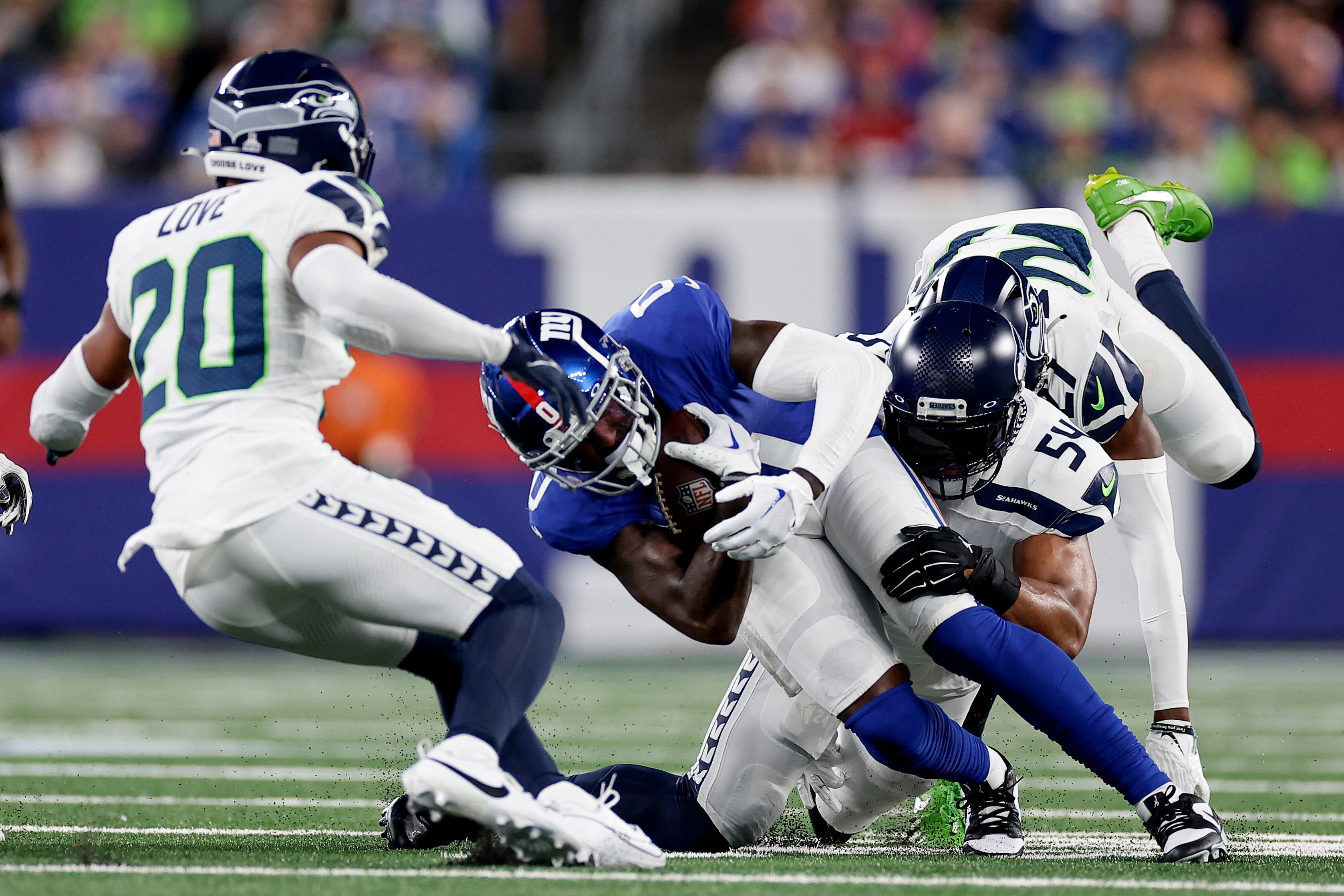 Seattle Seahawks stomp all over the New York Giants on Monday Night  Football