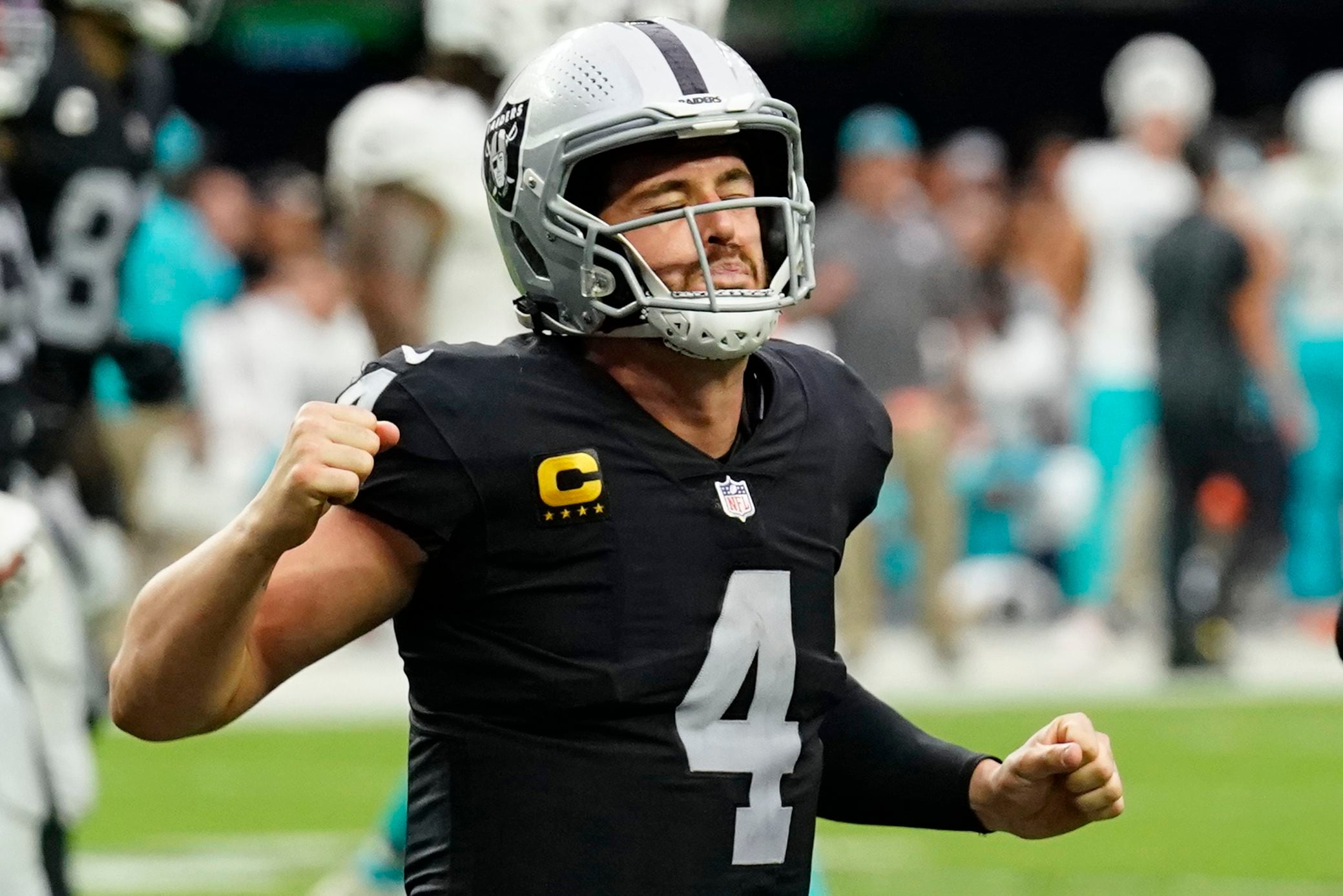 Raiders seek 1st 3-0 start since '02 when they host Dolphins