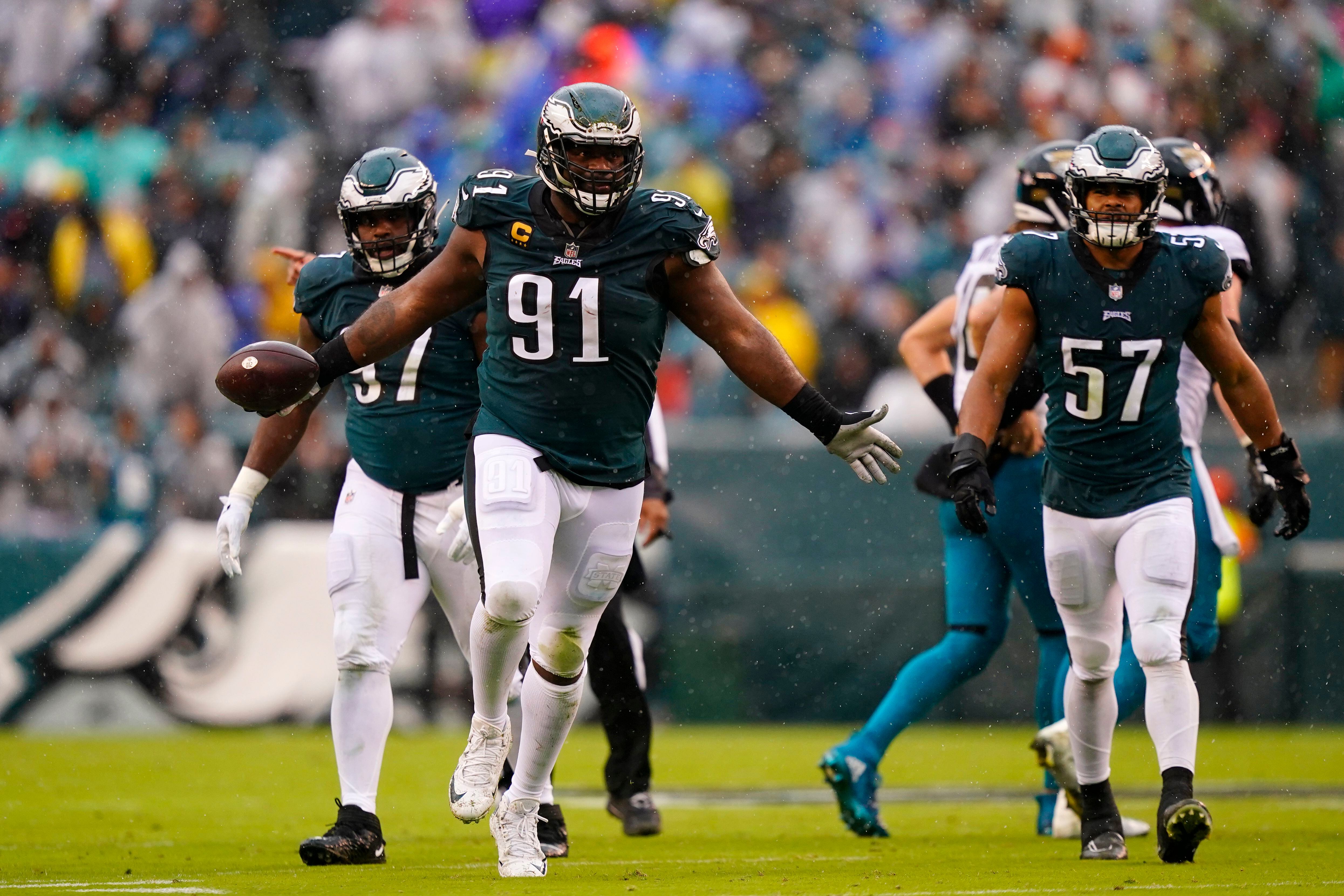 Undefeated Eagles spoil Pederson's return, top Jaguars 29-21 – The Morning  Call