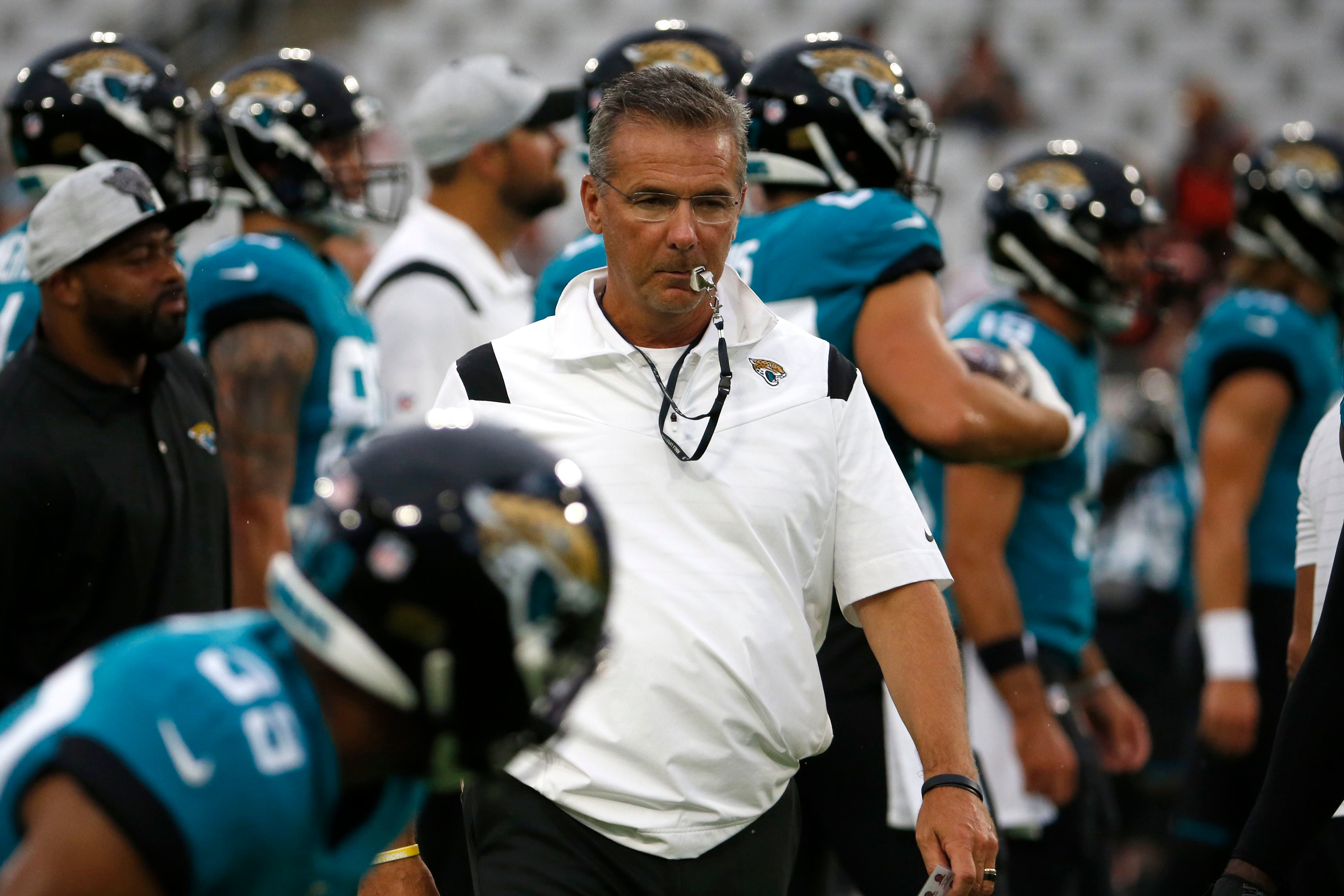 Jacksonville Jaguars quarterback Trevor Lawrence (16) throws a pass during  the first half of an NFL preseason football game against the Cleveland  Browns, Saturday, Aug. 14, 2021, in Jacksonville, Fla. (AP Photo/Phelan