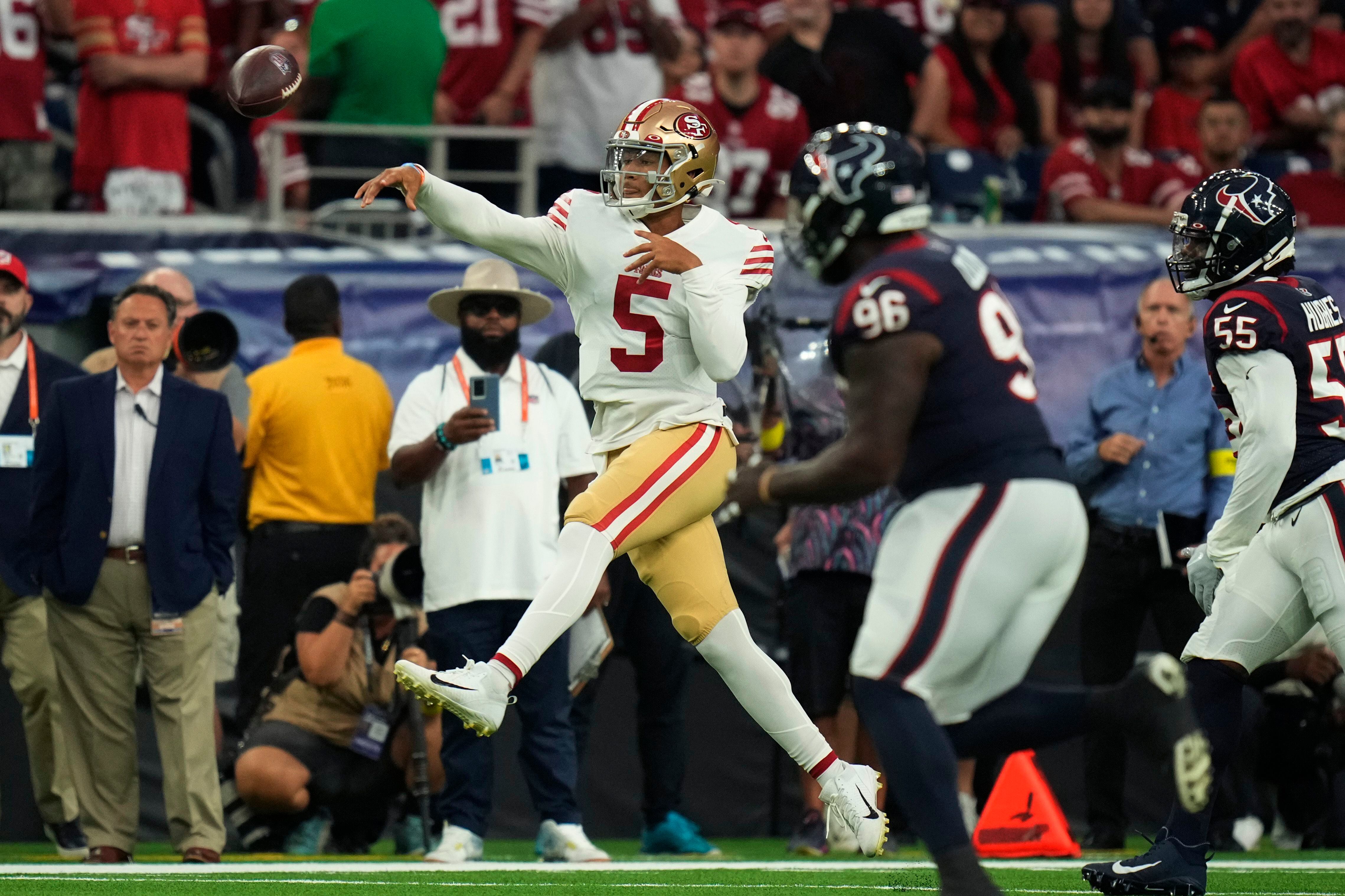 WATCH: Davis Mills flashes the arm strength in preseason victory of San  Francisco 49ers - Sports Illustrated All Cardinal News, Analysis and More