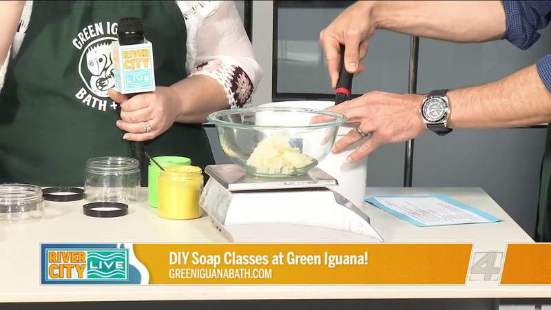 DIY Soap and Sugar Scrub with Green Iguana Bath | River City Live