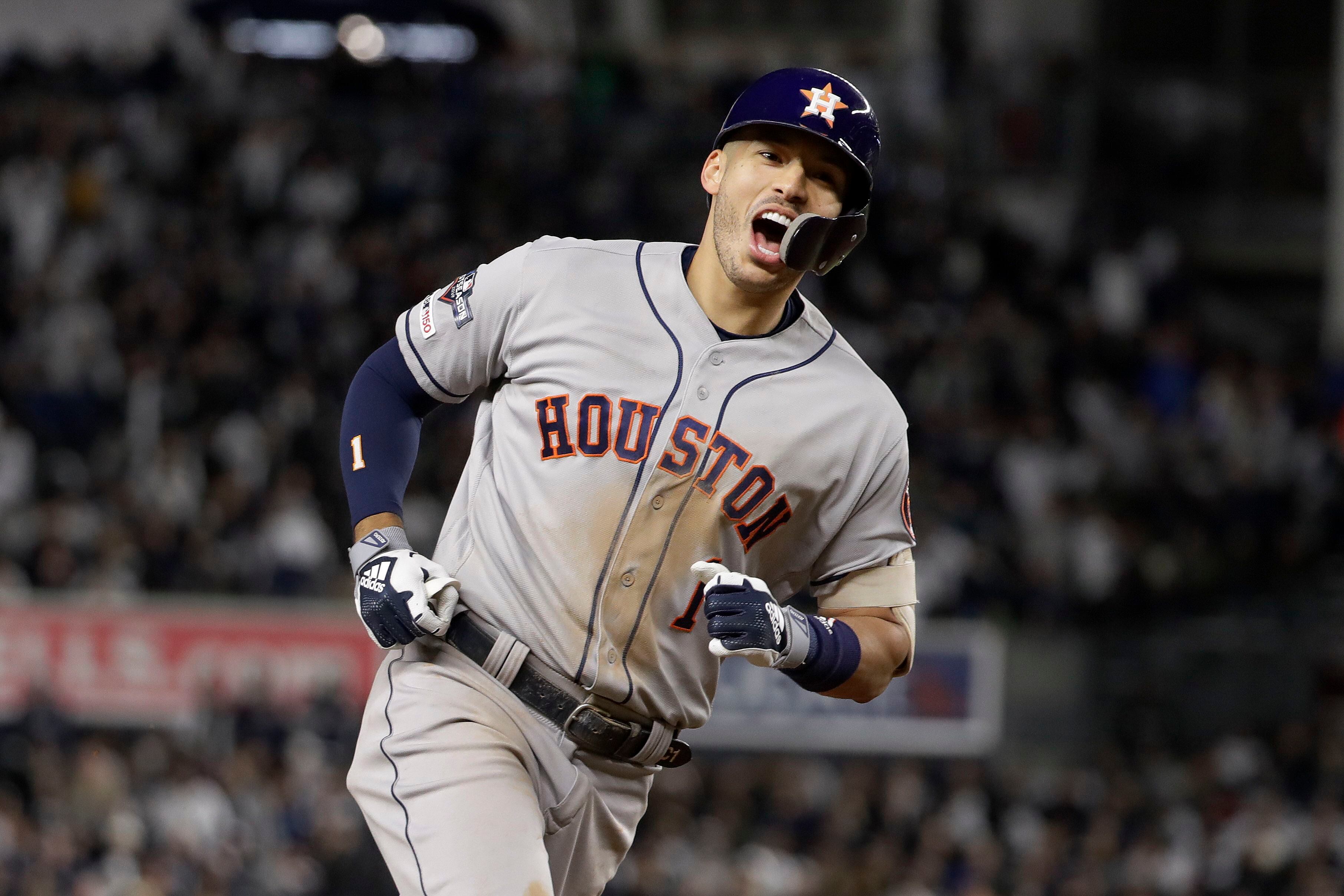 Official raketober Carlos Correa Byron Buxton and Royce Lewis