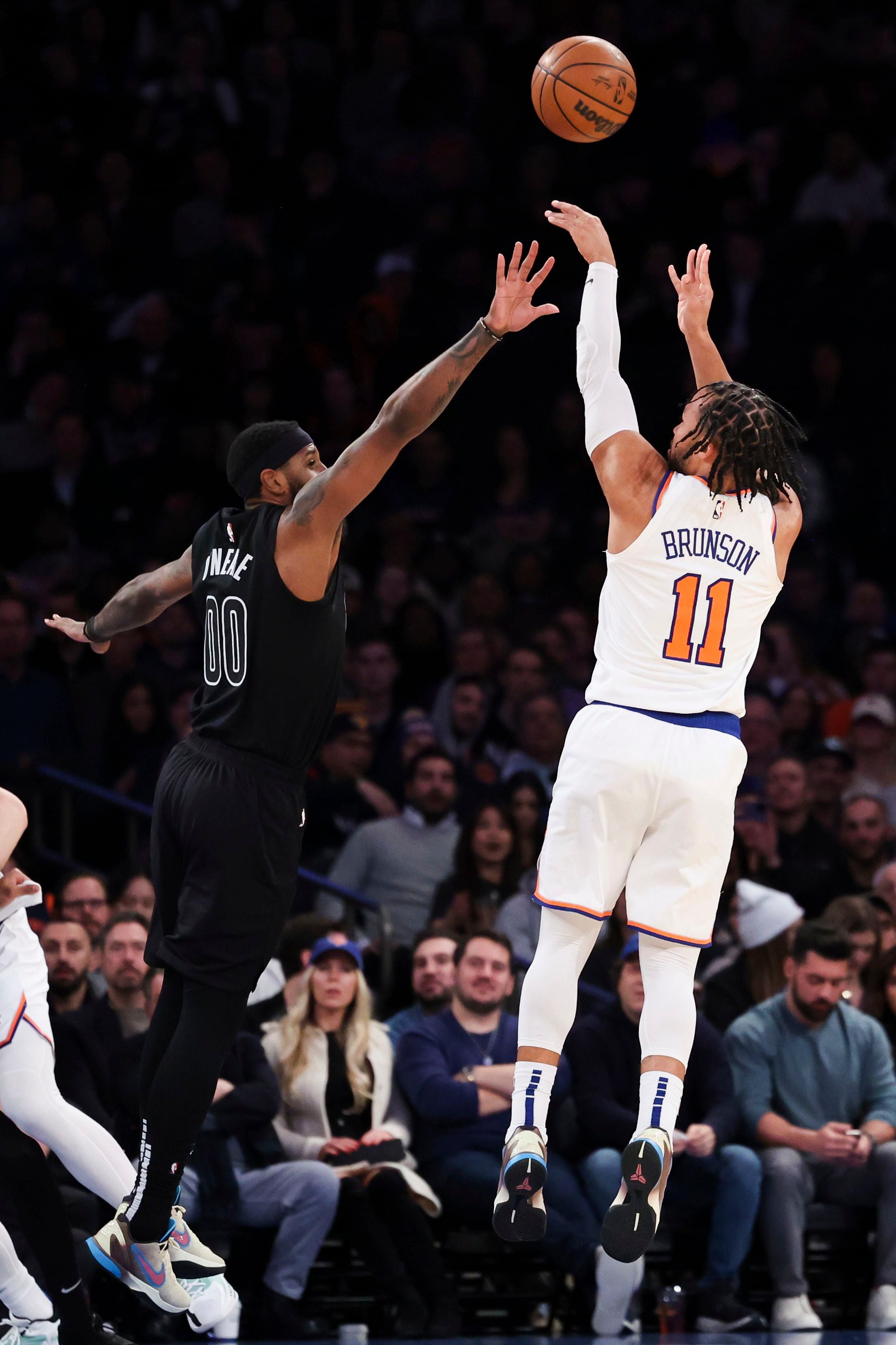 NBA Brasil on X: Com show de Jalen Brunson, os Knicks conquistaram a  vitória no clássico de NY contra os Nets!  / X