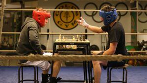 TIL about Chess Boxing. A combination of four-minute speed chess followed  by three-minute boxing. To win, a player should either do a knockout or a  checkmate. : r/todayilearned