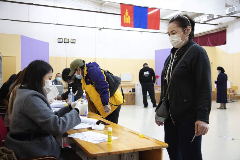 Mongolian ruling party seen winning presidency amid pandemic