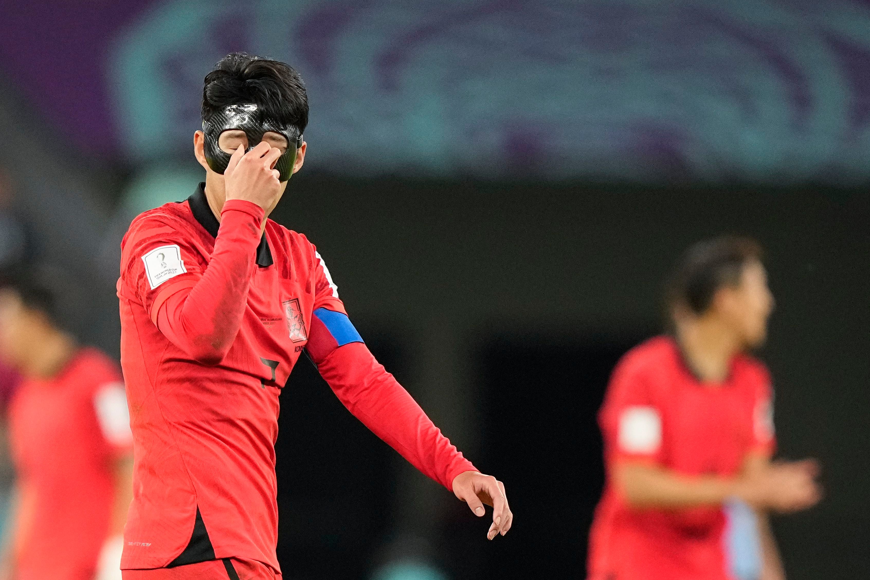 FIFA World Cup 2022: Son Heung Min, sporting a mask, starts for