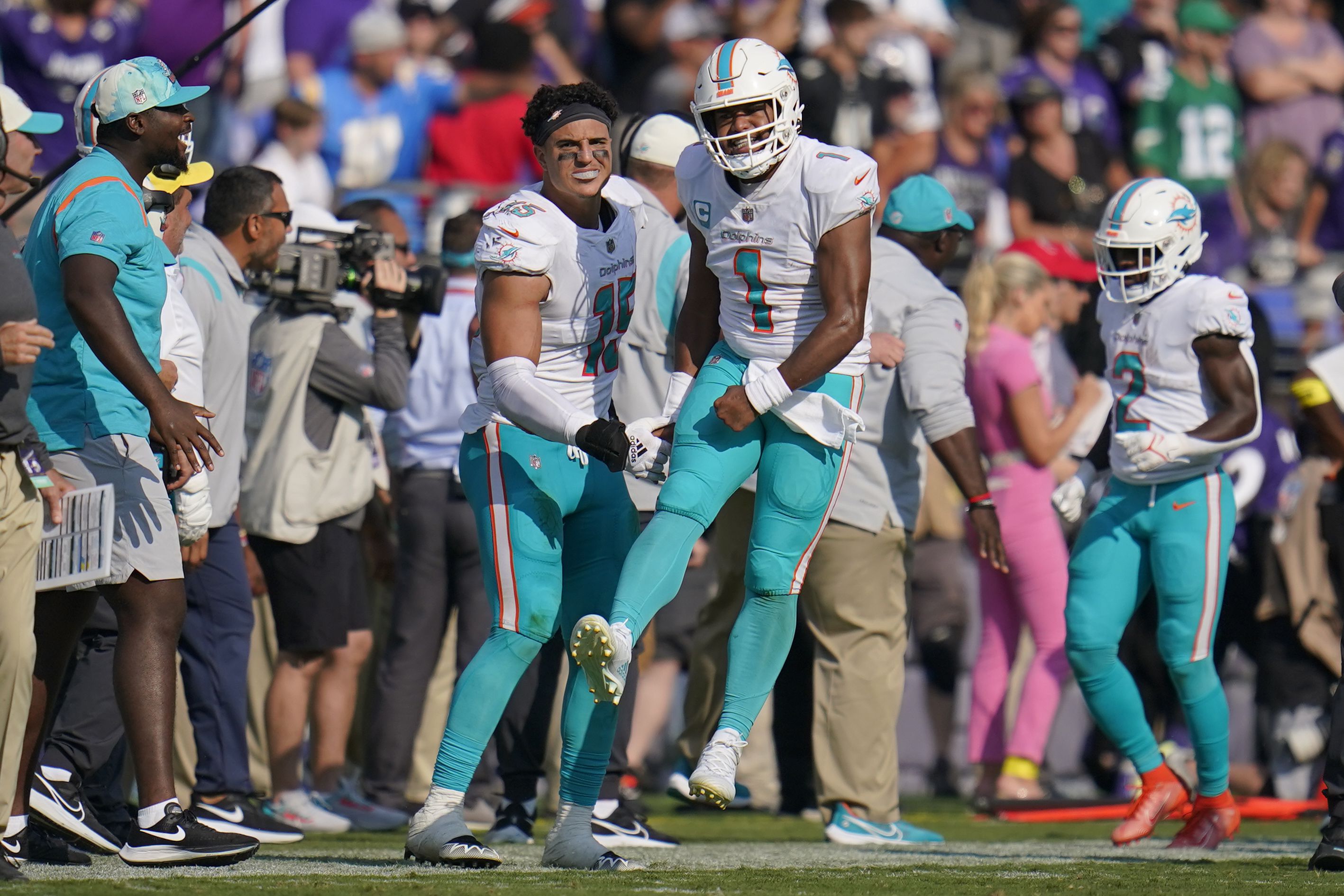 Early season downturn in offense avoids Ravens, Dolphins