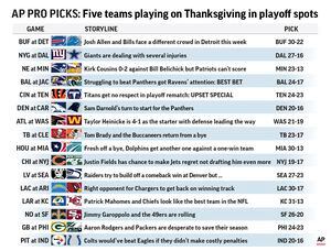 Thanksgiving slate features five winning football teams