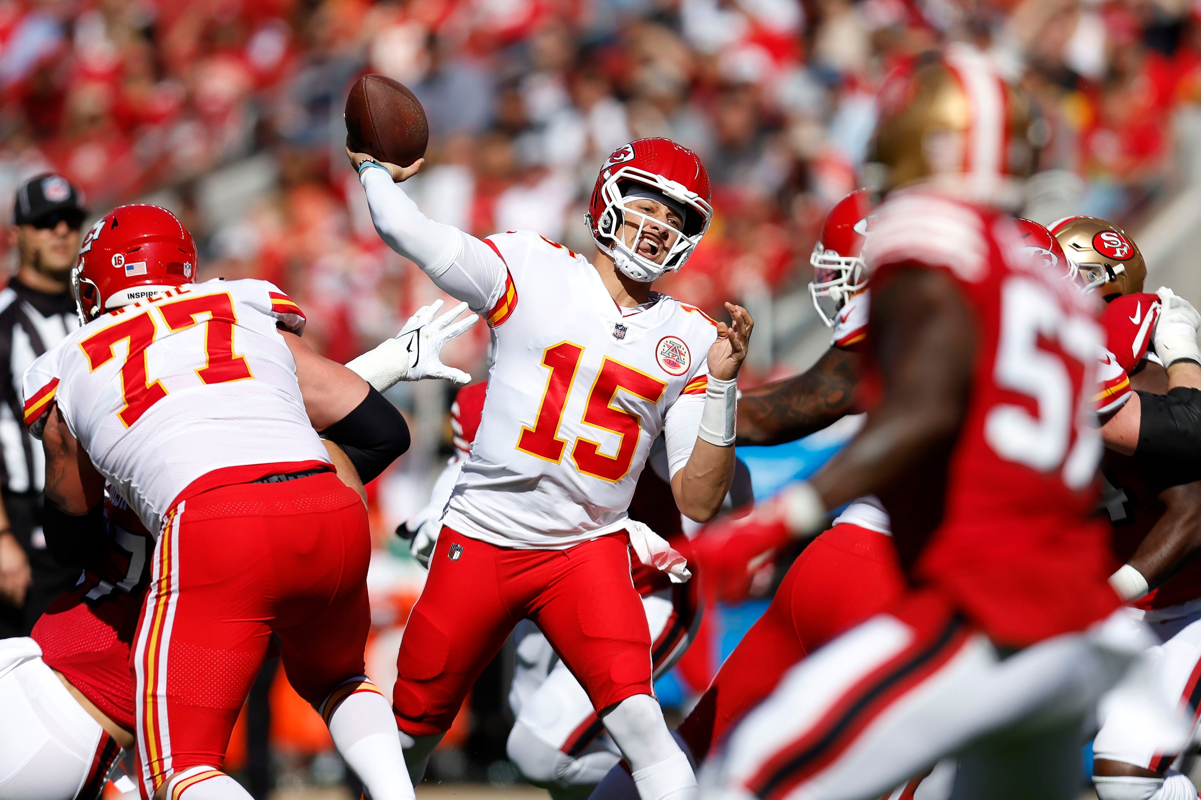 Chiefs' star Patrick Mahomes reacts to Madden NFL 23 QB ratings