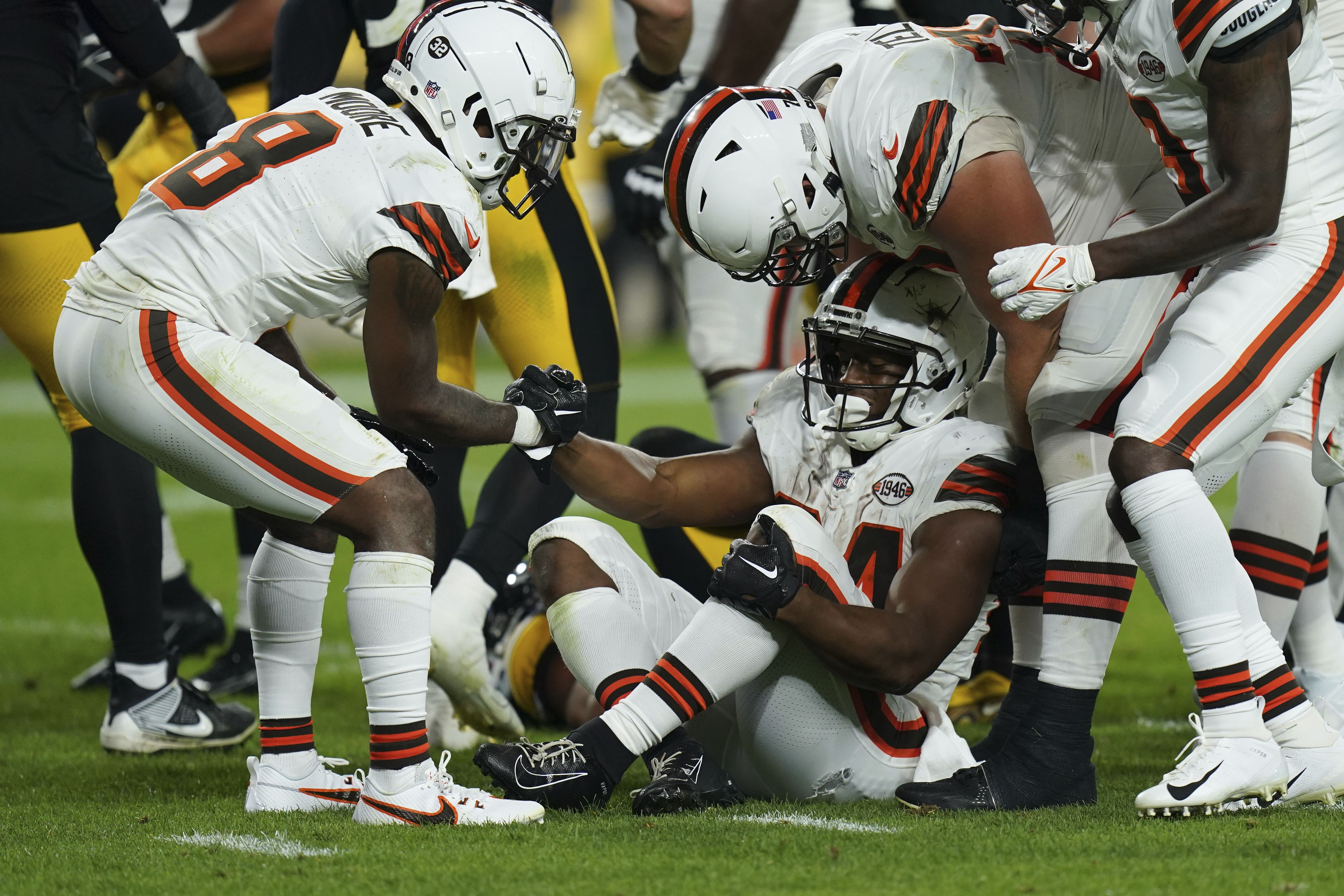 Minkah Fitzpatrick on critics: 'They've never tackled Nick Chubb' 