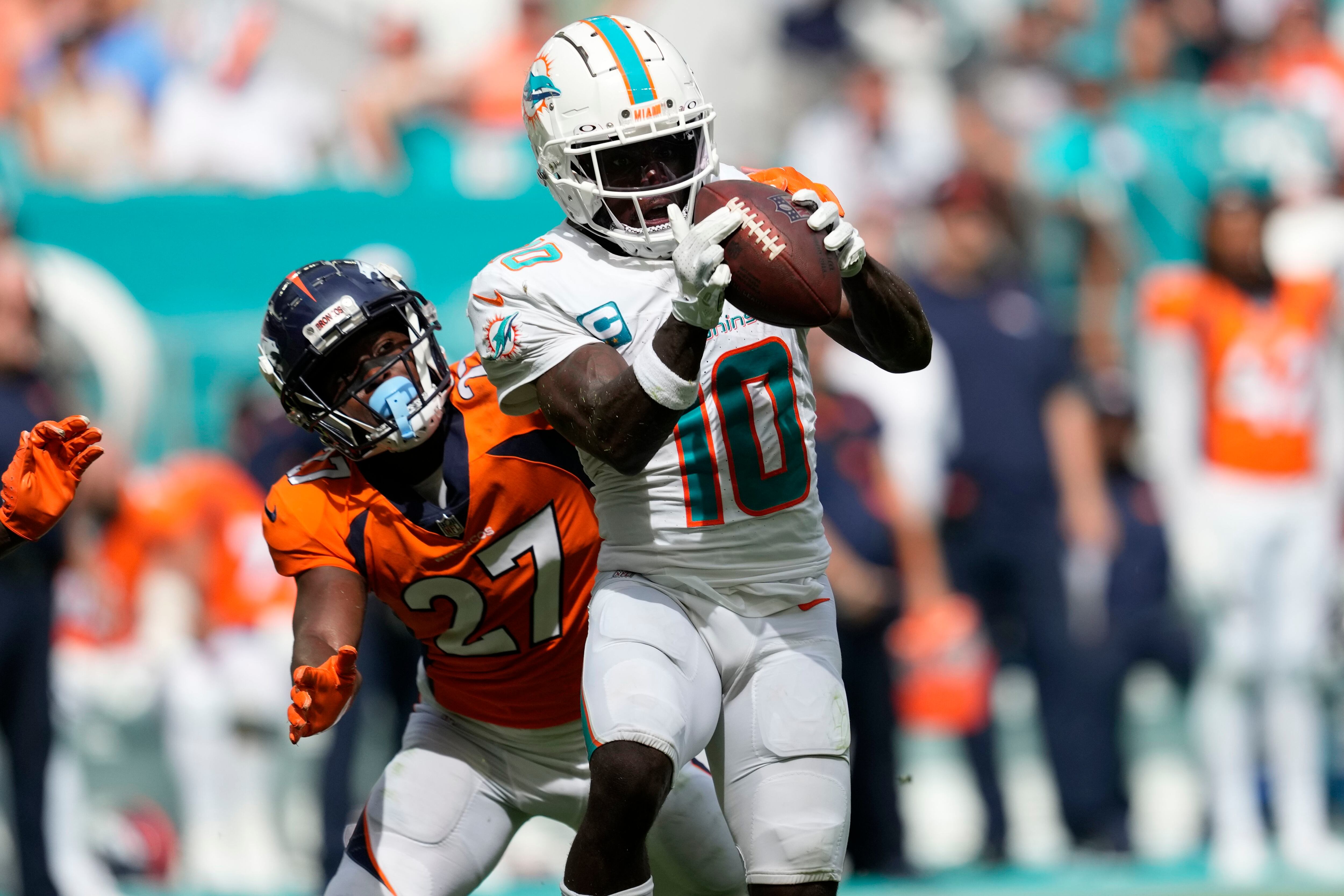 Dolphins set numerous records in their blowout win over Broncos but miss  out on a few more