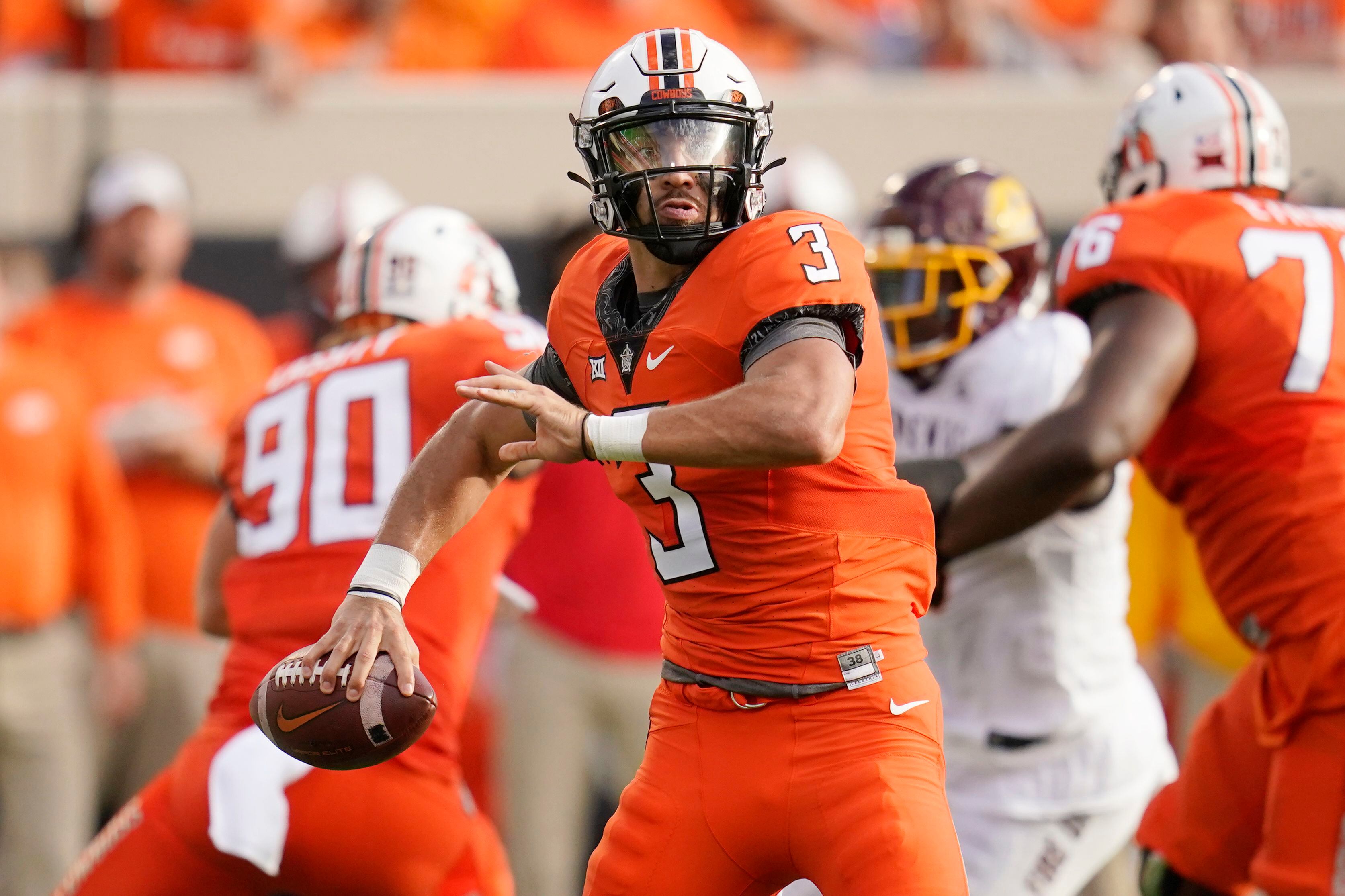 Oklahoma State To Wear Orange Digital Camo Ballerina Unitards Against Texas  – SportsLogos.Net News