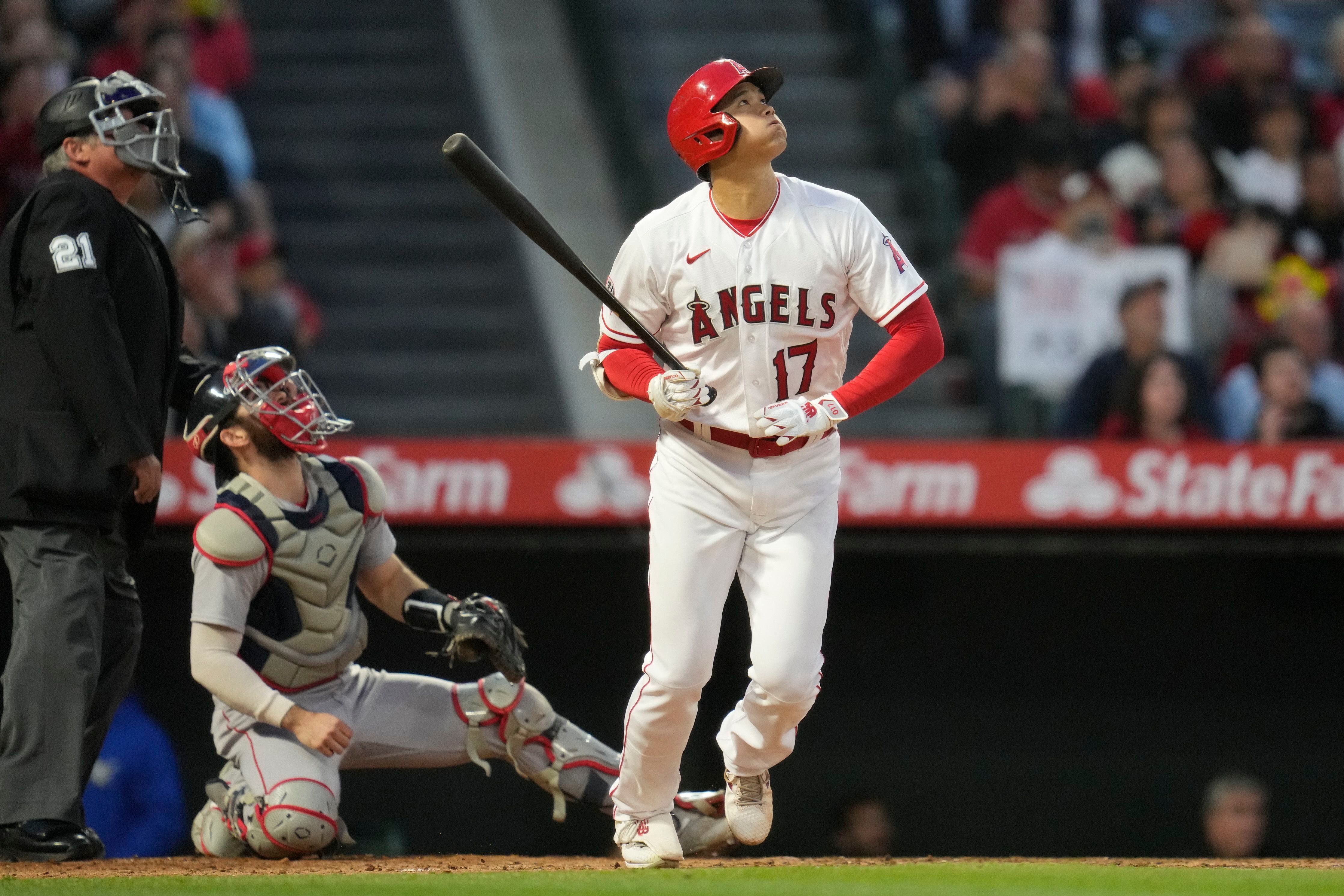 Ohtani, Trout homer in Angels' 7-3 win, completing sweep of slumping Red  Sox