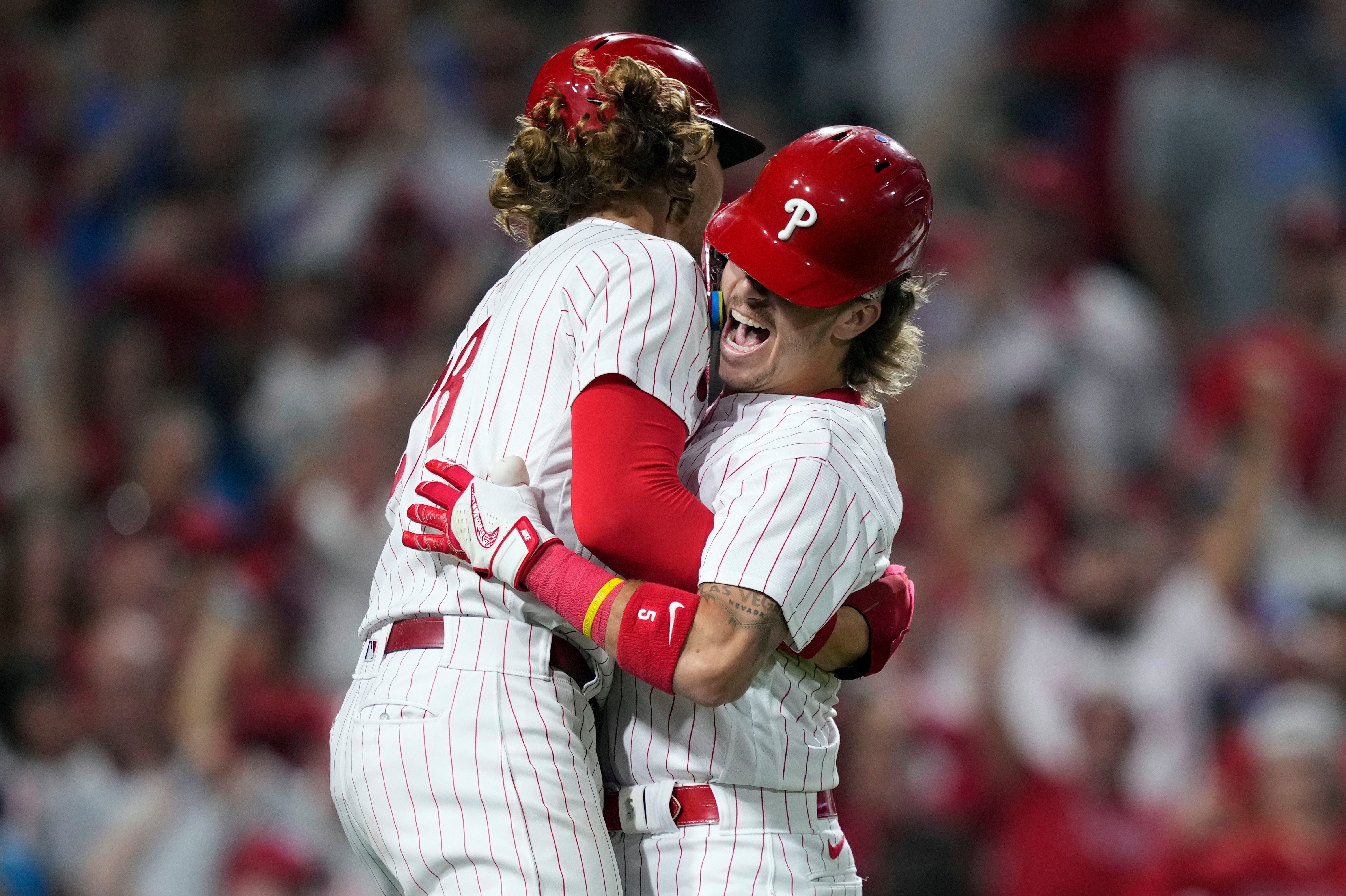 DOUBLE CELEBRATION: Philadelphia Phillies star Aaron Nola and his wife  Hunter Jayde Nola announce they are expecting their first child…