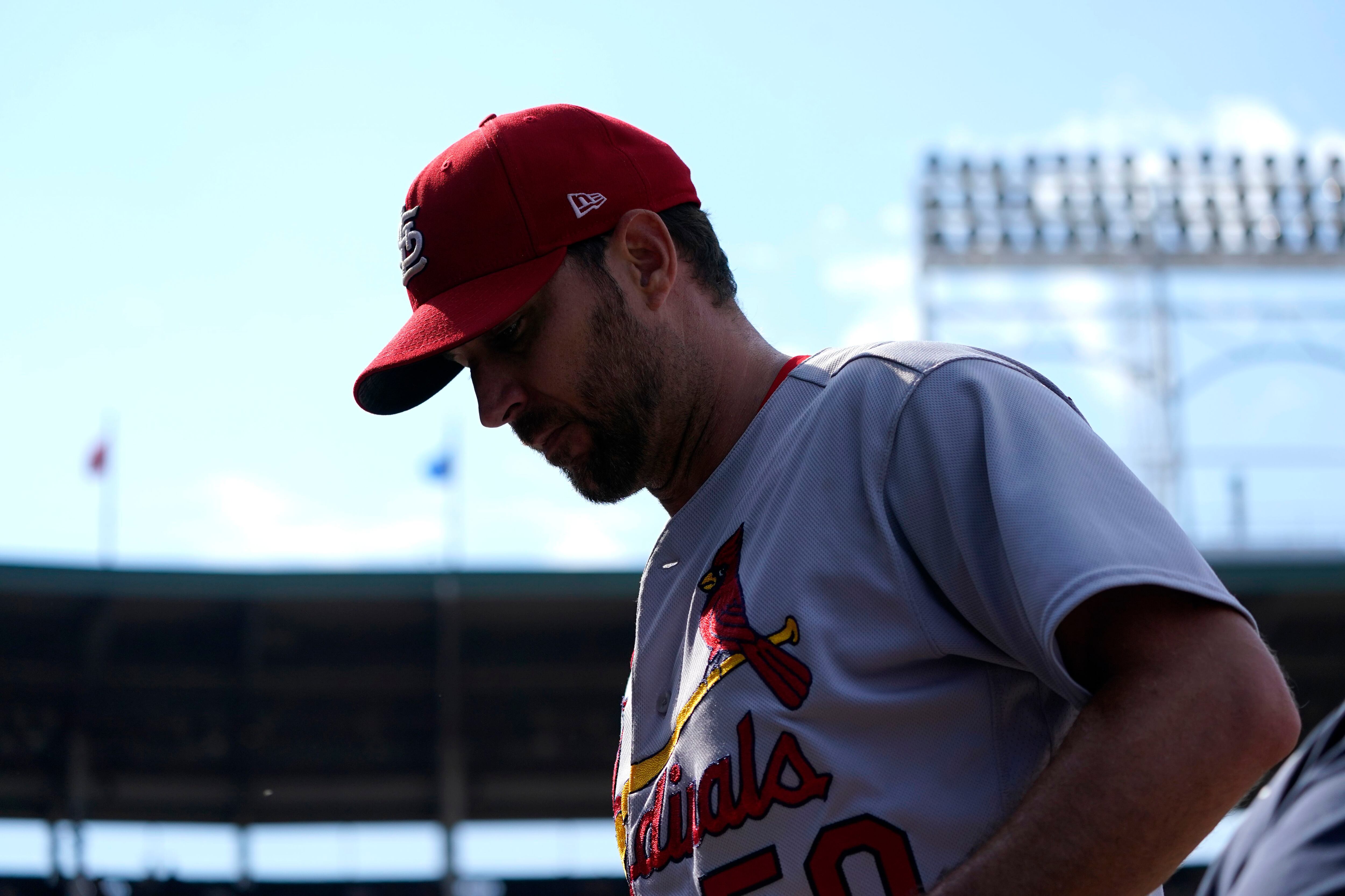 St. Louis Cardinals right fielder Lars Nootbaar catches the ball for the  out on Chicago Cubs' Seiya Suzuki during the third inning of a baseball  game Tuesday, Aug. 2, 2022, in St.