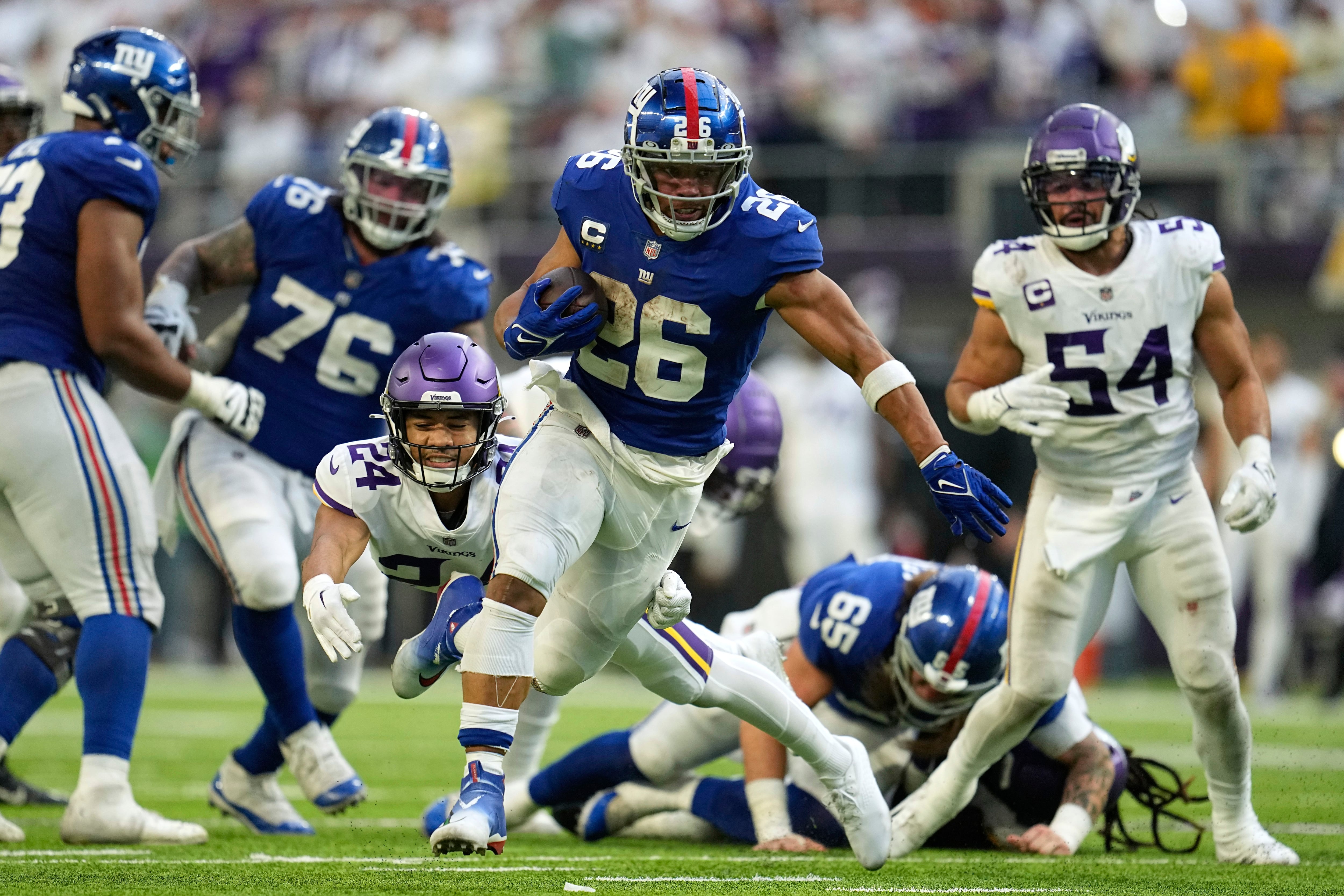 Vikings edge Giants 27-24 on Joseph's 61-yard FG 