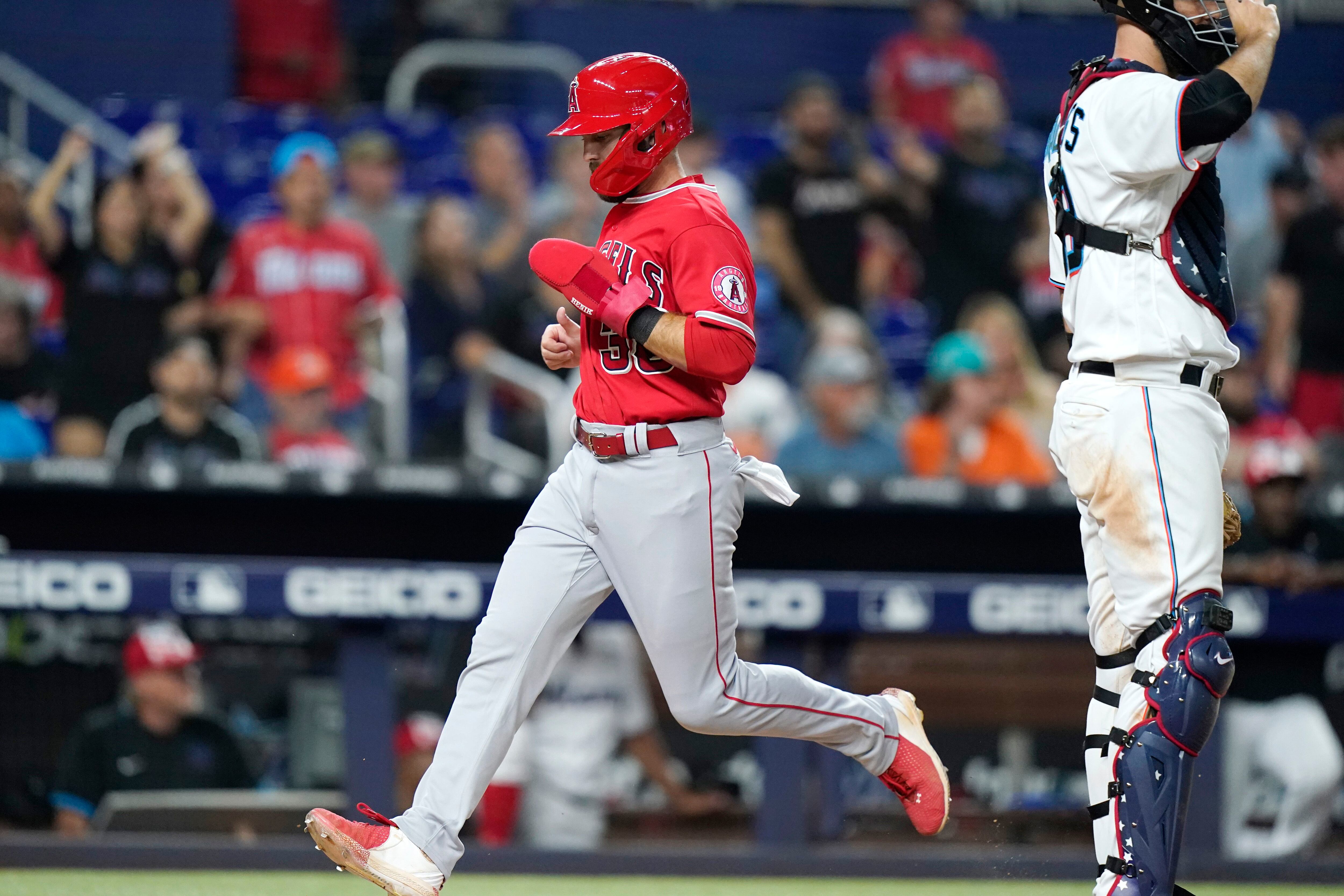 Alcantara dominant again as Marlins beat Angels 2-1