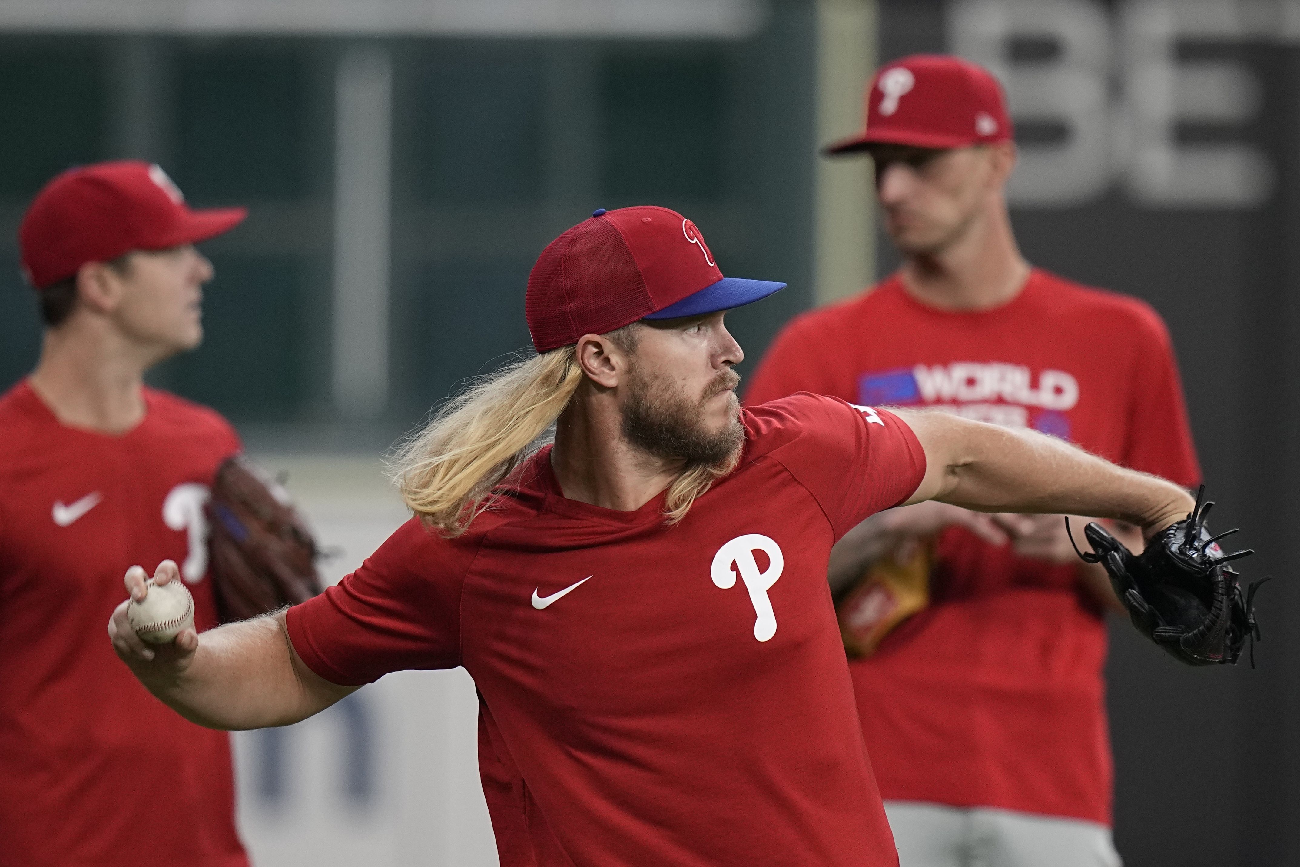 WATCH: Bryce Harper, Rhys Hoskins raise the Phillies' 2022 NL championship  banner