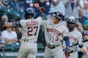 Houston Texans Houston Rockets Everything - HOUSTON ASTROS 5, Mariners 2  FINAL Astros snap the Mariners' 14-game winning streak.