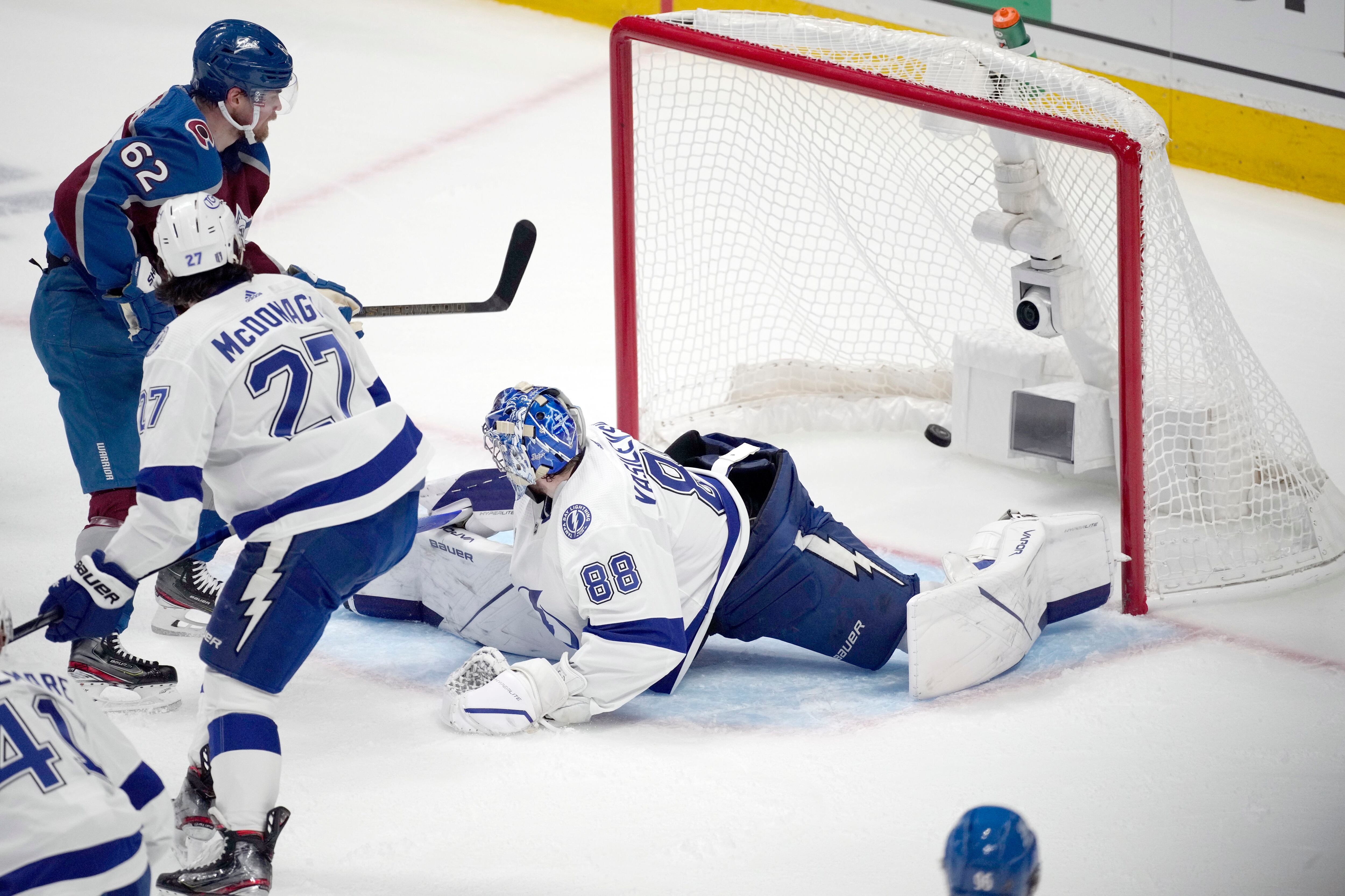 Lightning confident goalie Andrei Vasilevskiy will help lead bounce-back  effort in Game 2 against Avalanche