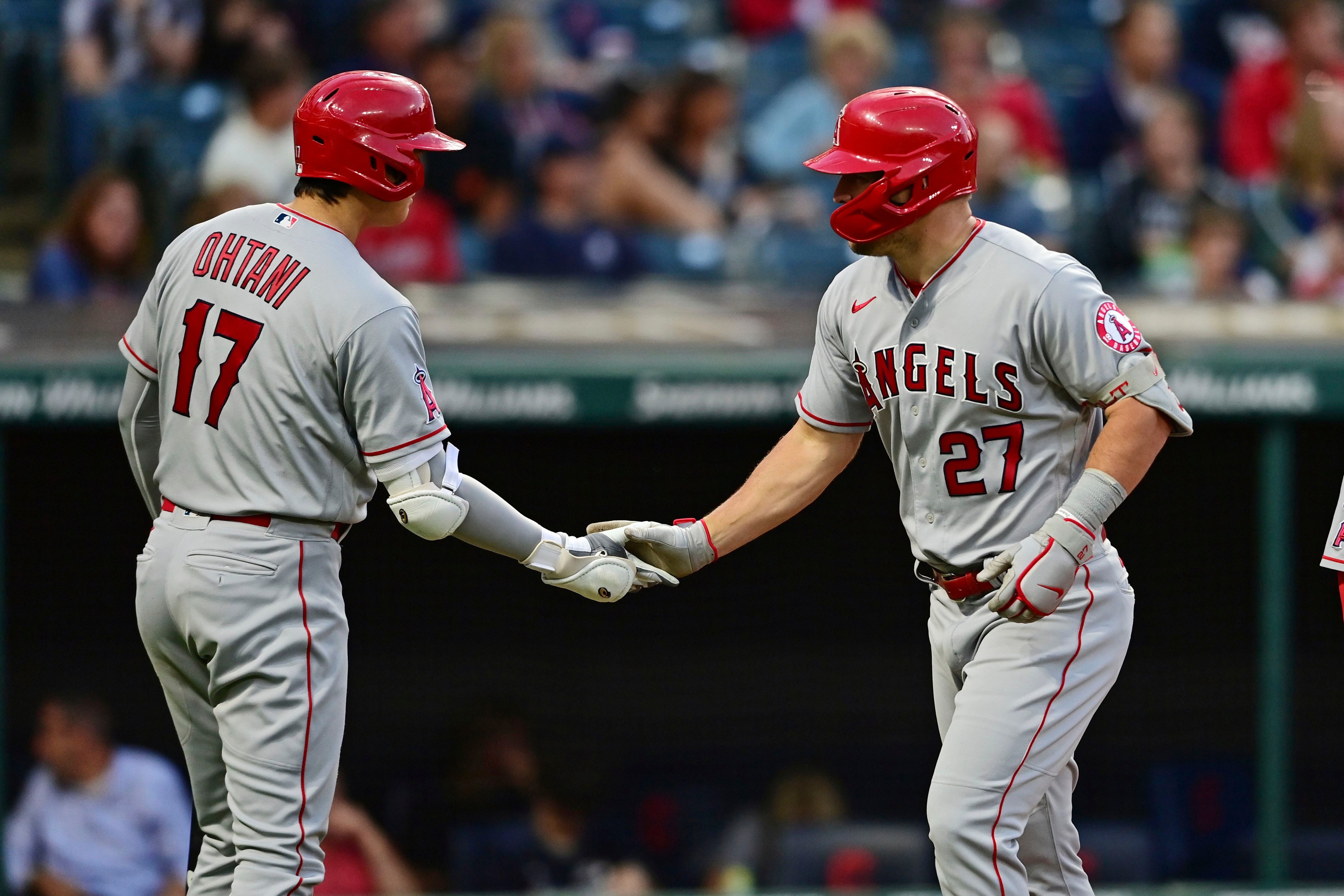 Mike Trout Los Angeles Angels 2022 City Connect Red Therma