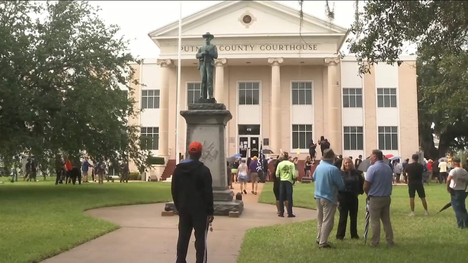 Young adults organize Palatka protest, call for removal of Confederate statue outside courthouse