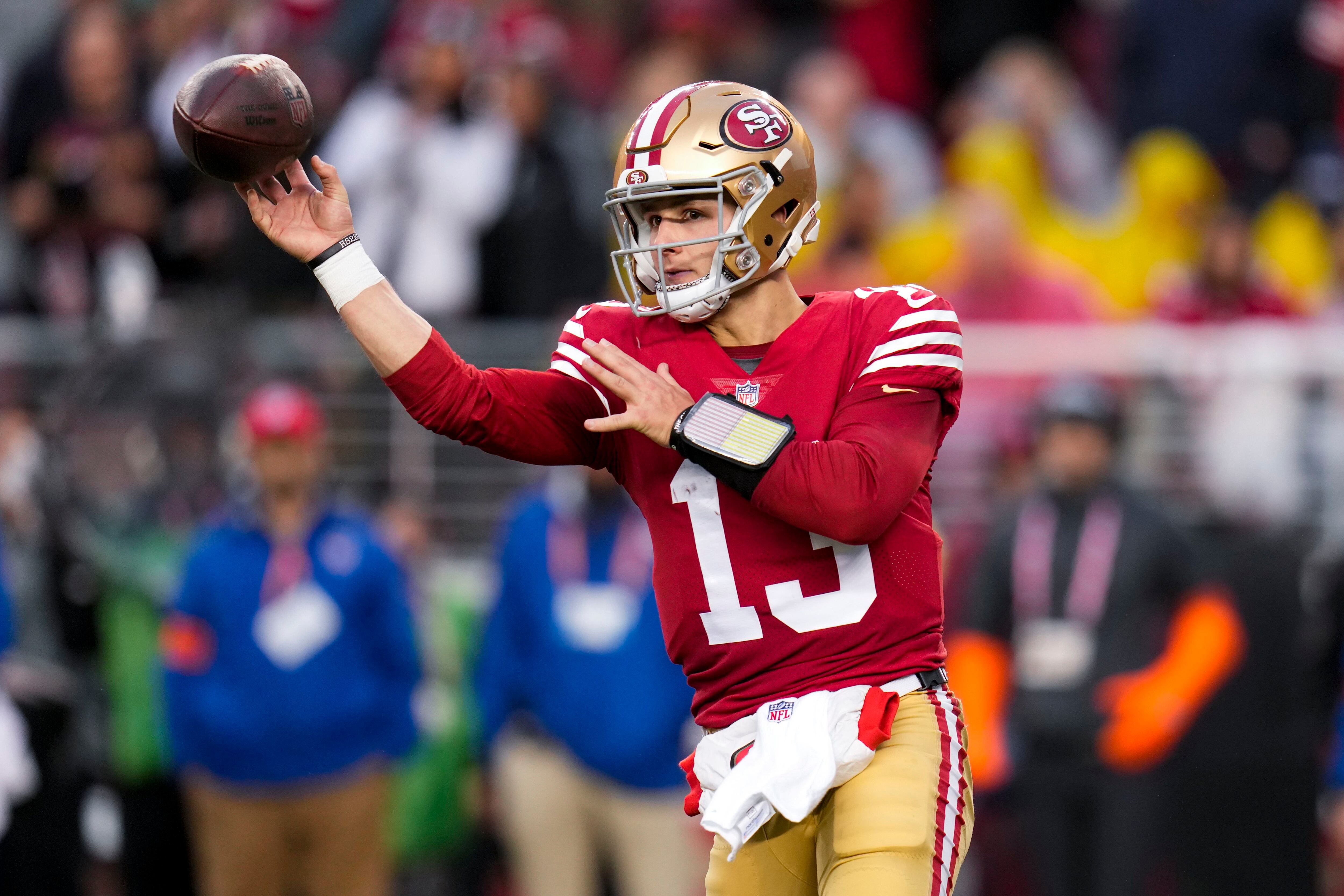 49ers-Seahawks live updates: Brock Purdy's 4 TDs lead S.F. to wild-card win