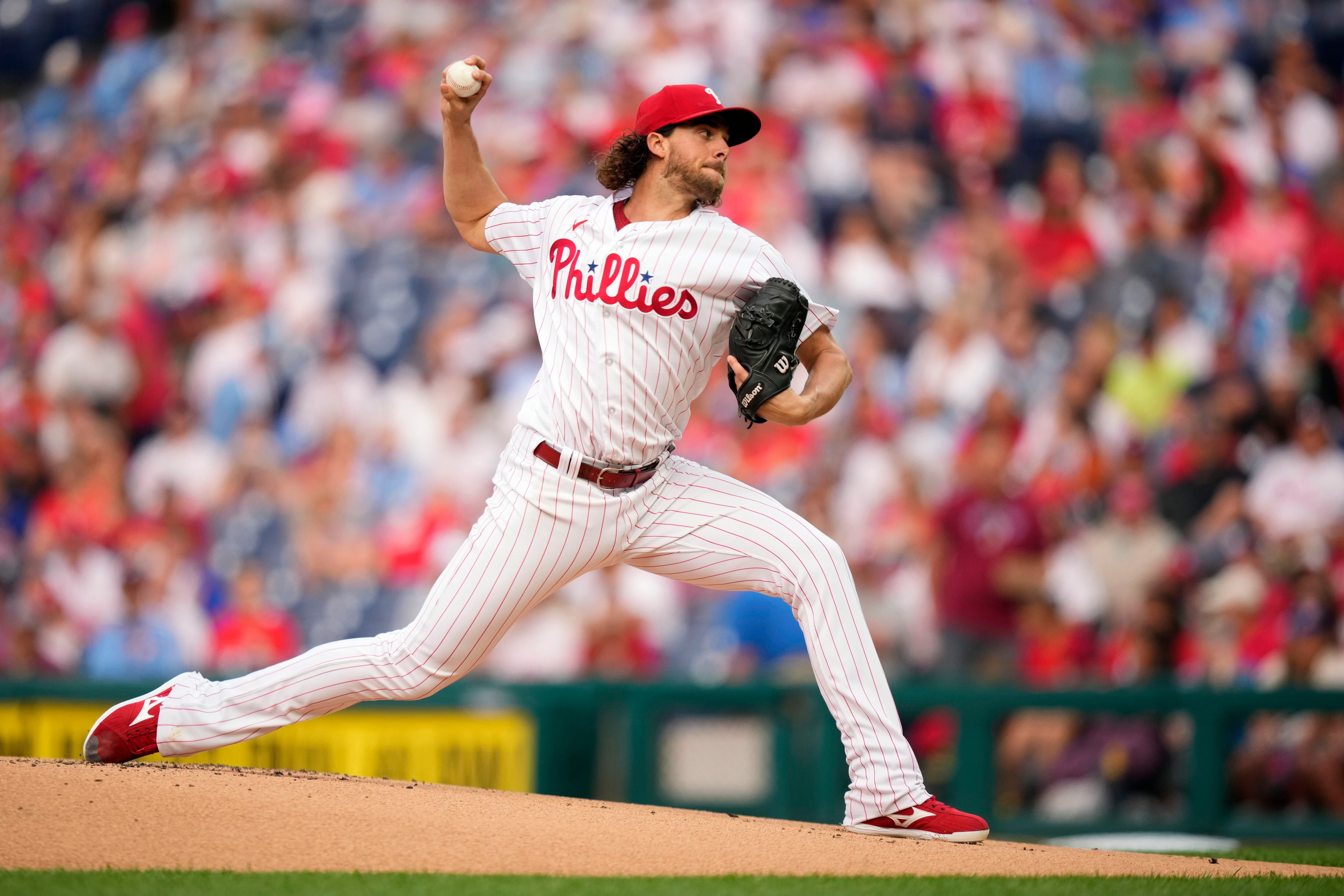 Download Aaron Nola Against Light Wallpaper