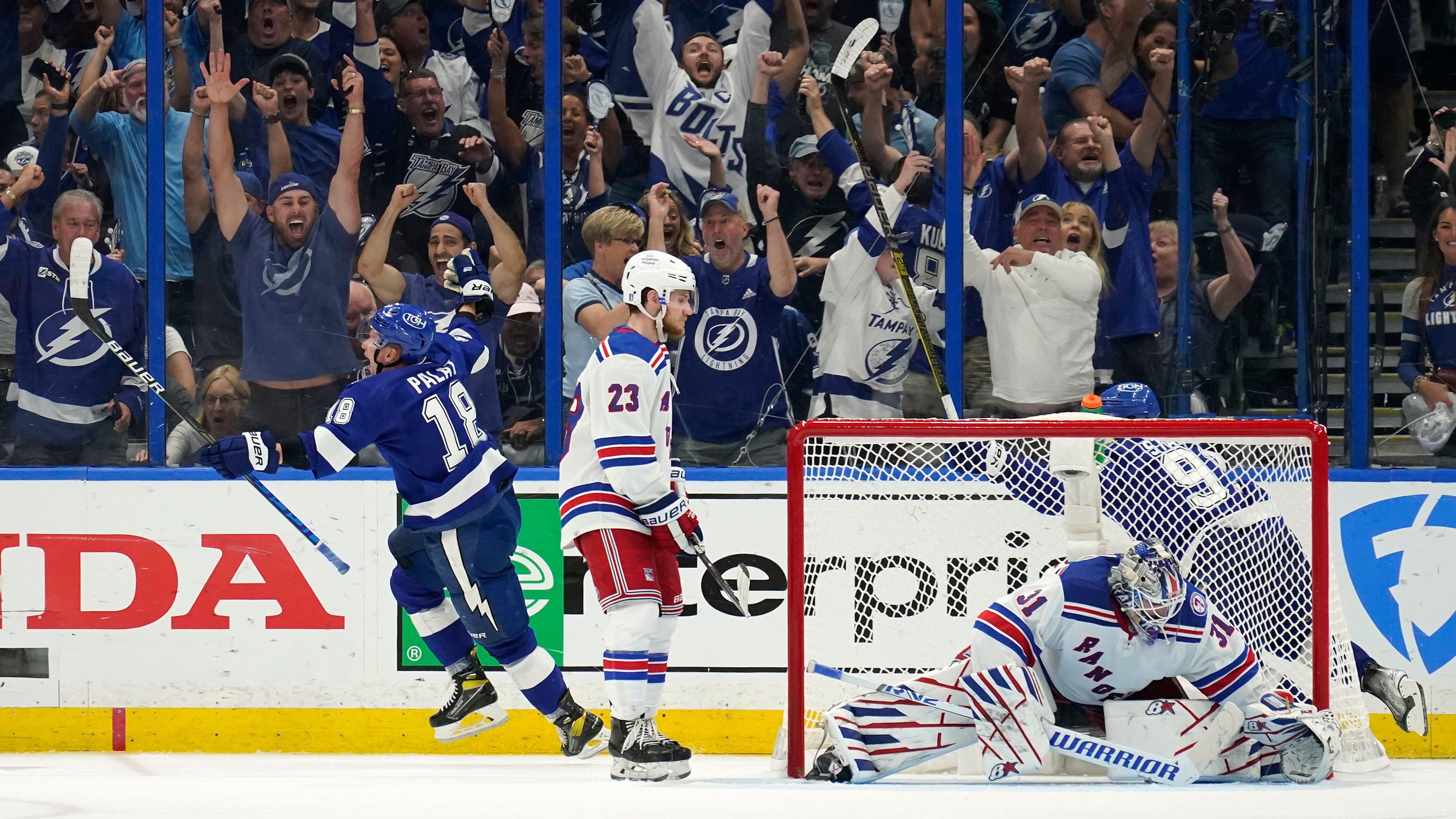 Palat scores late, Lightning beat Rangers 3-1 in Game 5 – The